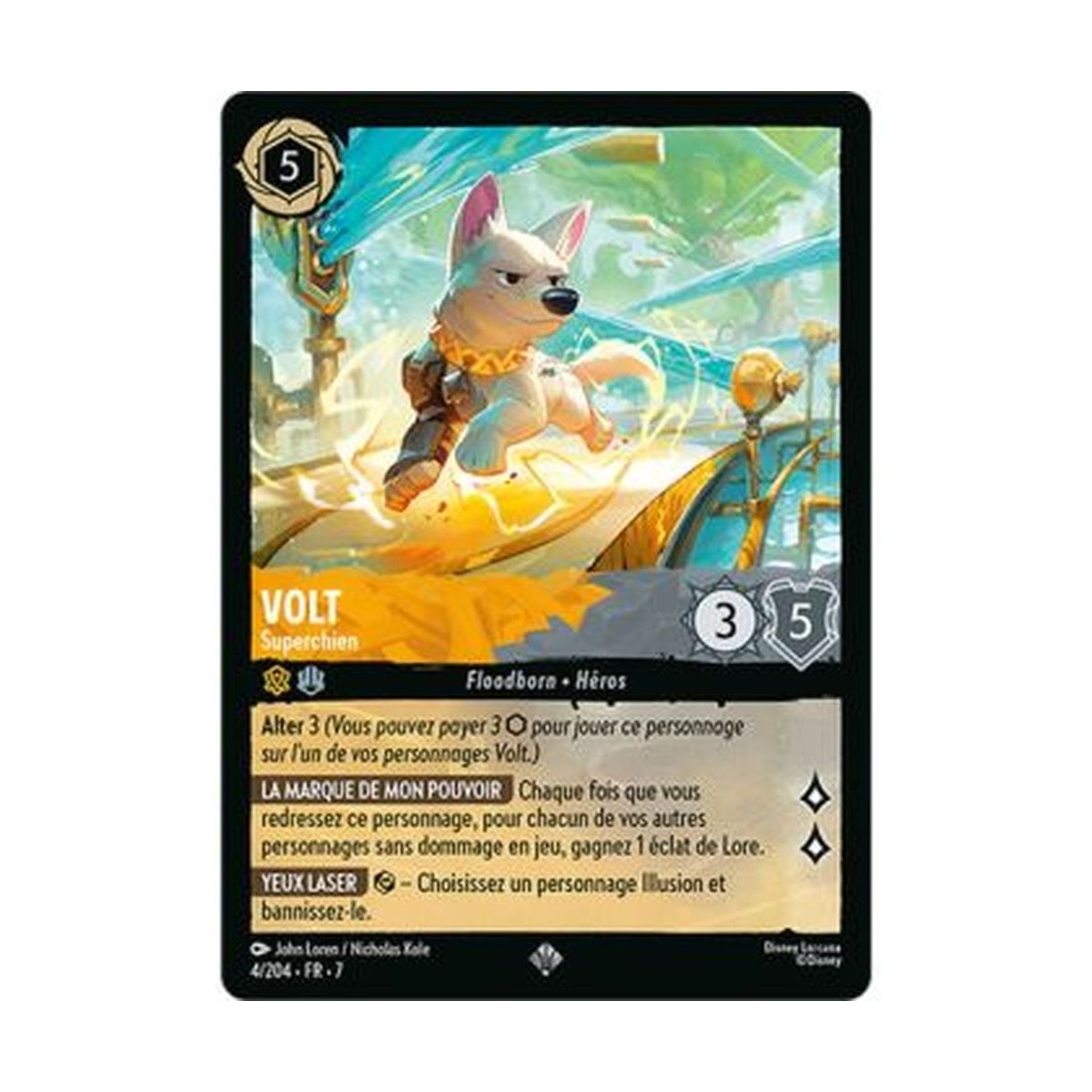 Volt, Superdog - 4/204 - ARI - Archazia Island - Super Rare - Französisch