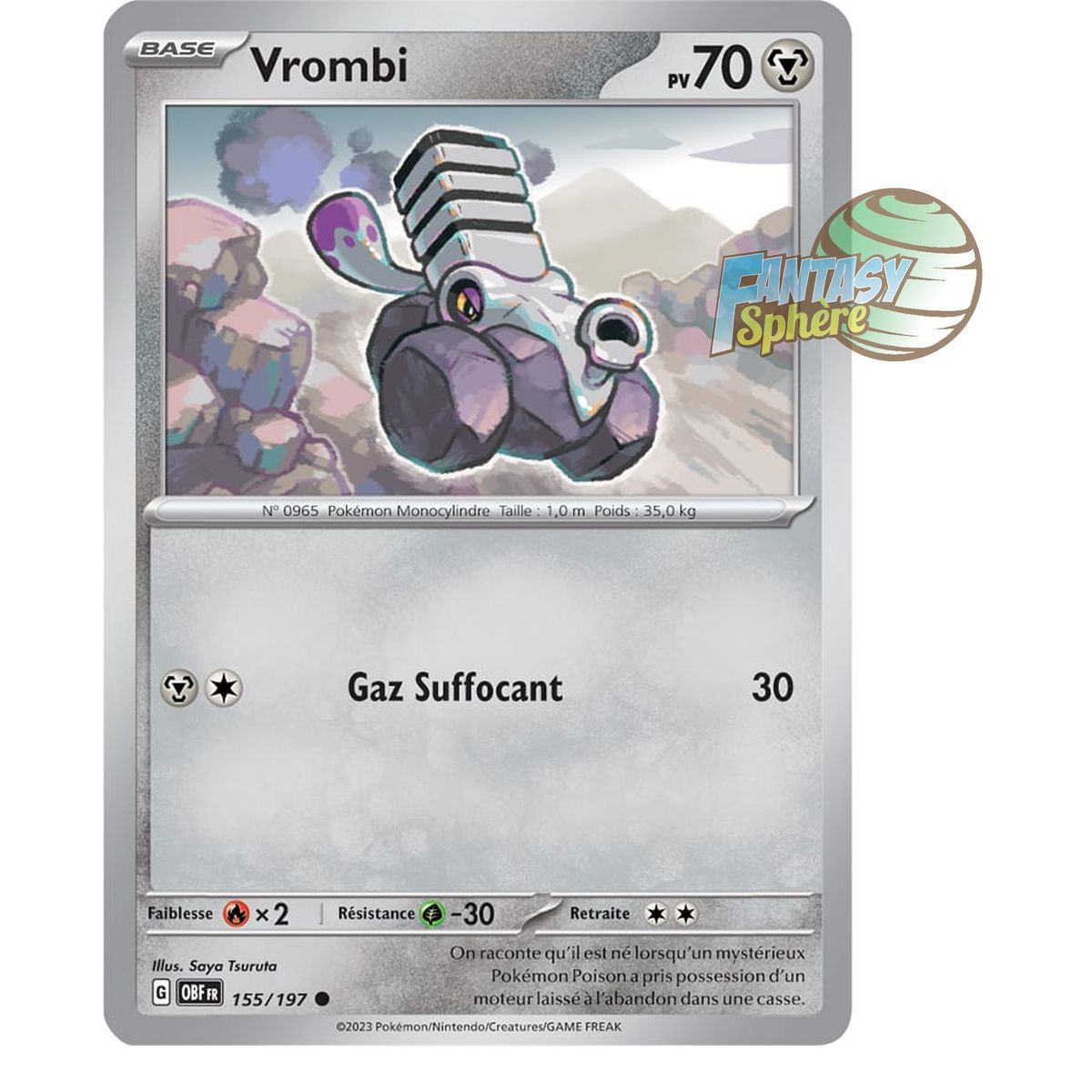 Vrombi – Rückseite 155/197 – Scharlachrote und violette Obsidianflammen