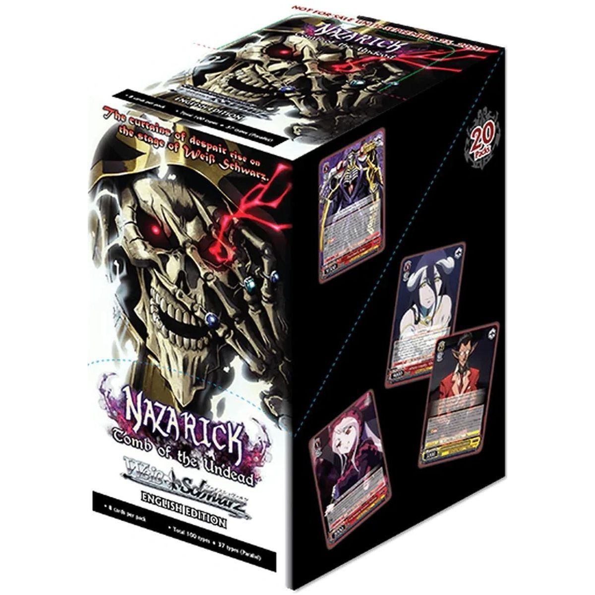 Item Weiss Schwarz – Display – Box mit 20 Boostern – Nazarick: Tomb of the Undead – DE – NACHDRUCK