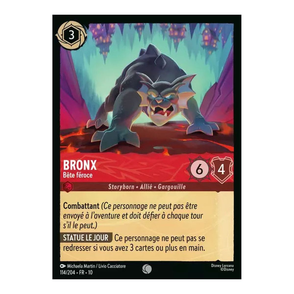 Bronx, Wildes Biest – 114/204 – Weißweiß – Schimmer in der Tiefe – Glänzend – Premium – Französisch