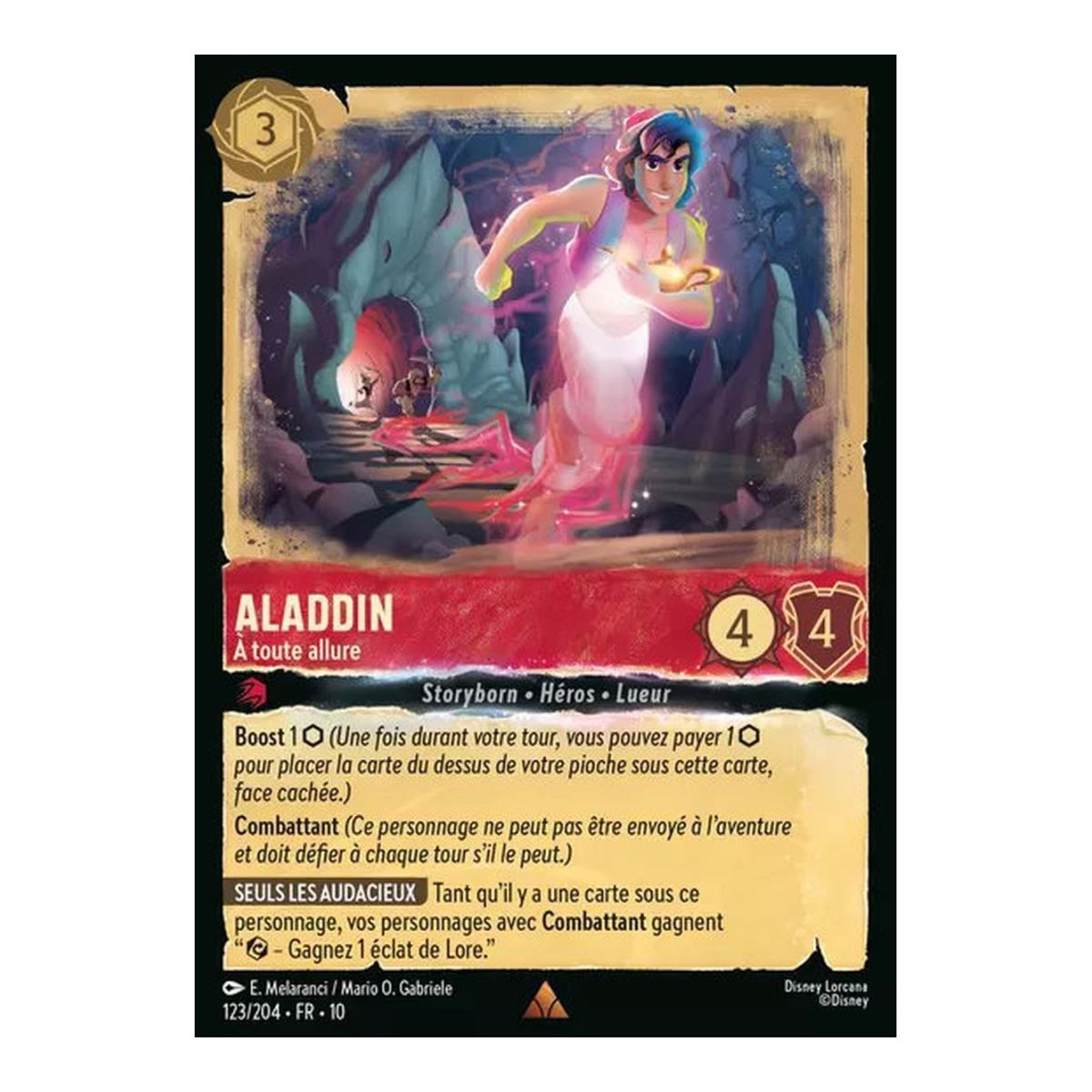 Aladdin, Volle Kraft voraus – 123/204 – WHW – Schimmer in der Tiefe – Selten – Französisch