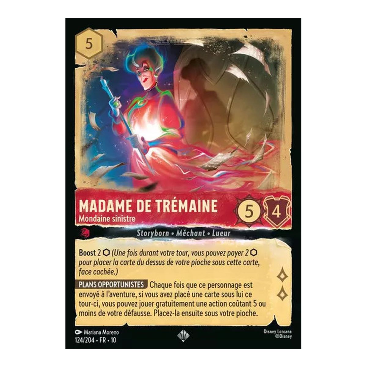 Madame de Trémaine, Sinister Societyite - 124/204 - WHW - Glimmers in the Depths - Brilliant - Premium - French