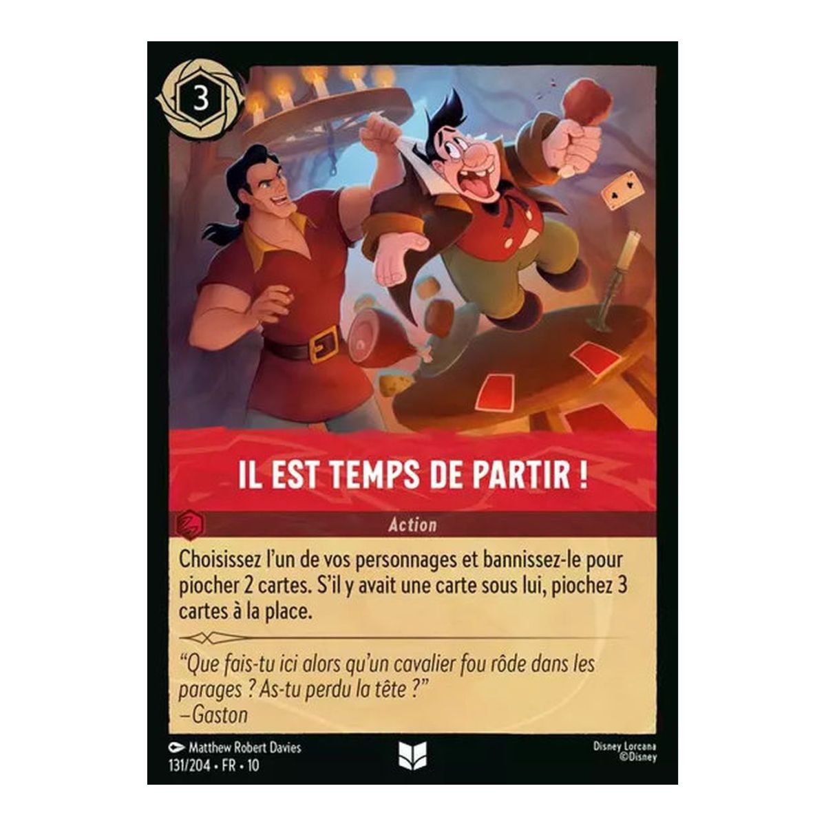 Es ist Zeit zu gehen! – 131/204 – WHW – Schimmer in der Tiefe – Ungewöhnlich – Französisch