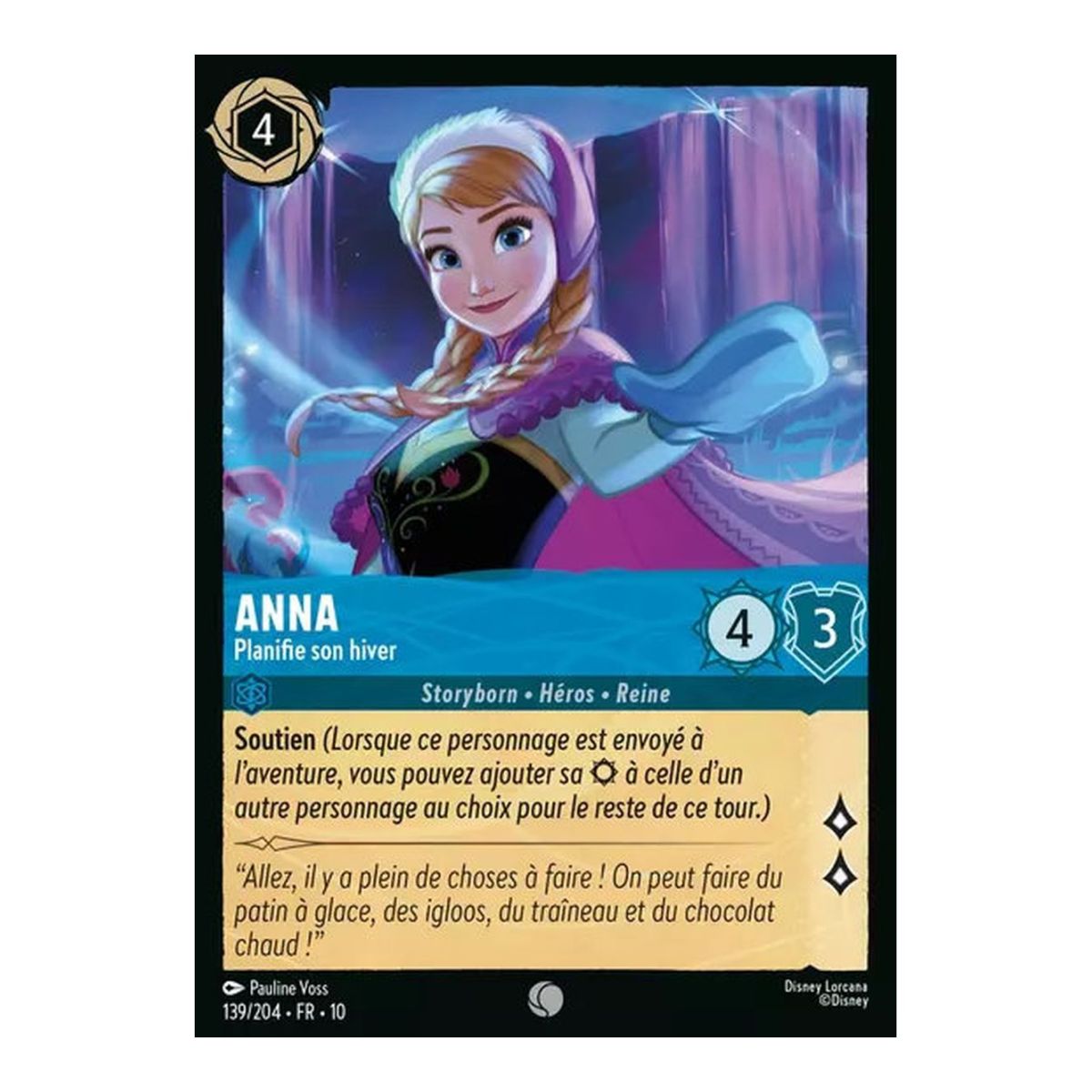 Anna plant ihren Winter – 139/204 – WHW – Schimmer in der Tiefe – Common – Französisch