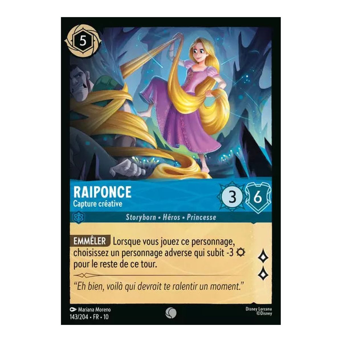 Rapunzel, Creative Capture – 143/204 – Weißweiß – Schimmer in der Tiefe – Glänzend – Premium – Französisch