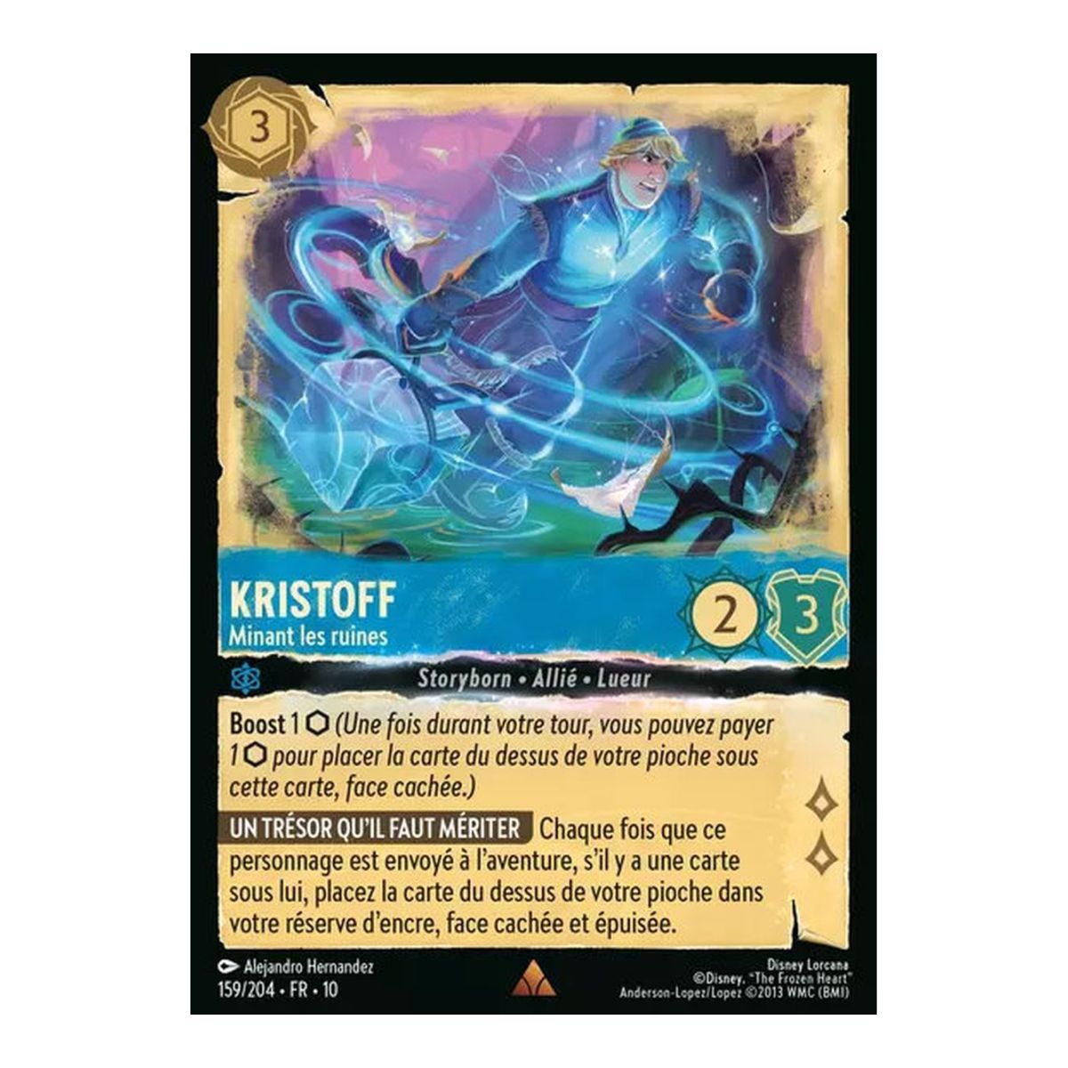Kristoff, Mining the Ruins – 159/204 – WHW – Schimmers in the Depths – Glänzend – Premium – Französisch
