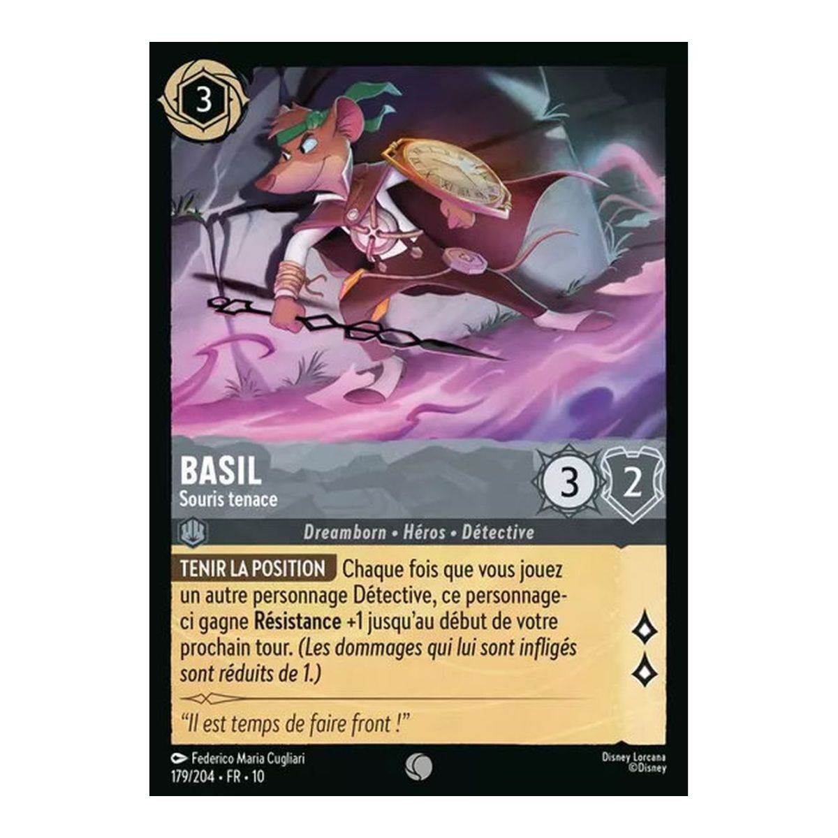 Basil, die hartnäckige Maus – 179/204 – WHW – Schimmer in der Tiefe – Gewöhnlich – Französisch