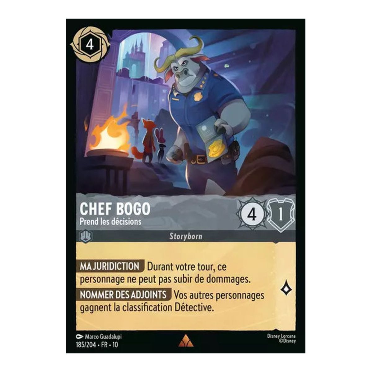 Chief Bogo trifft die Entscheidungen – 185/204 – WHW – Schimmer in der Tiefe – Brillant – Premium – Französisch