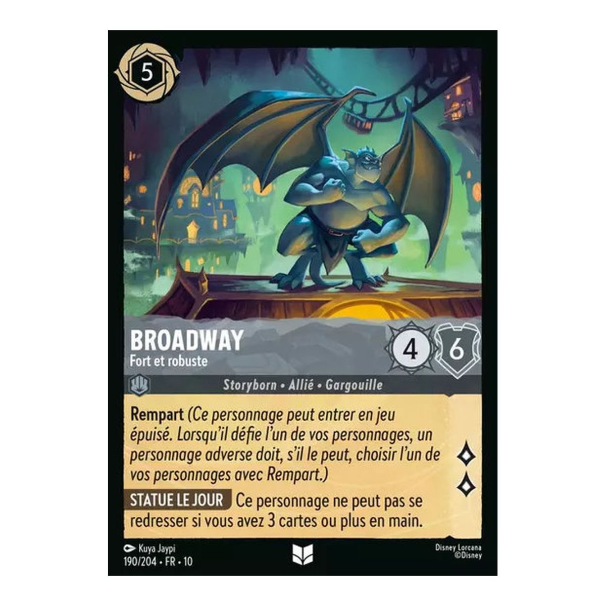 Broadway, stark und robust – 190/204 – WHW – Schimmer in der Tiefe – Ungewöhnlich – Französisch