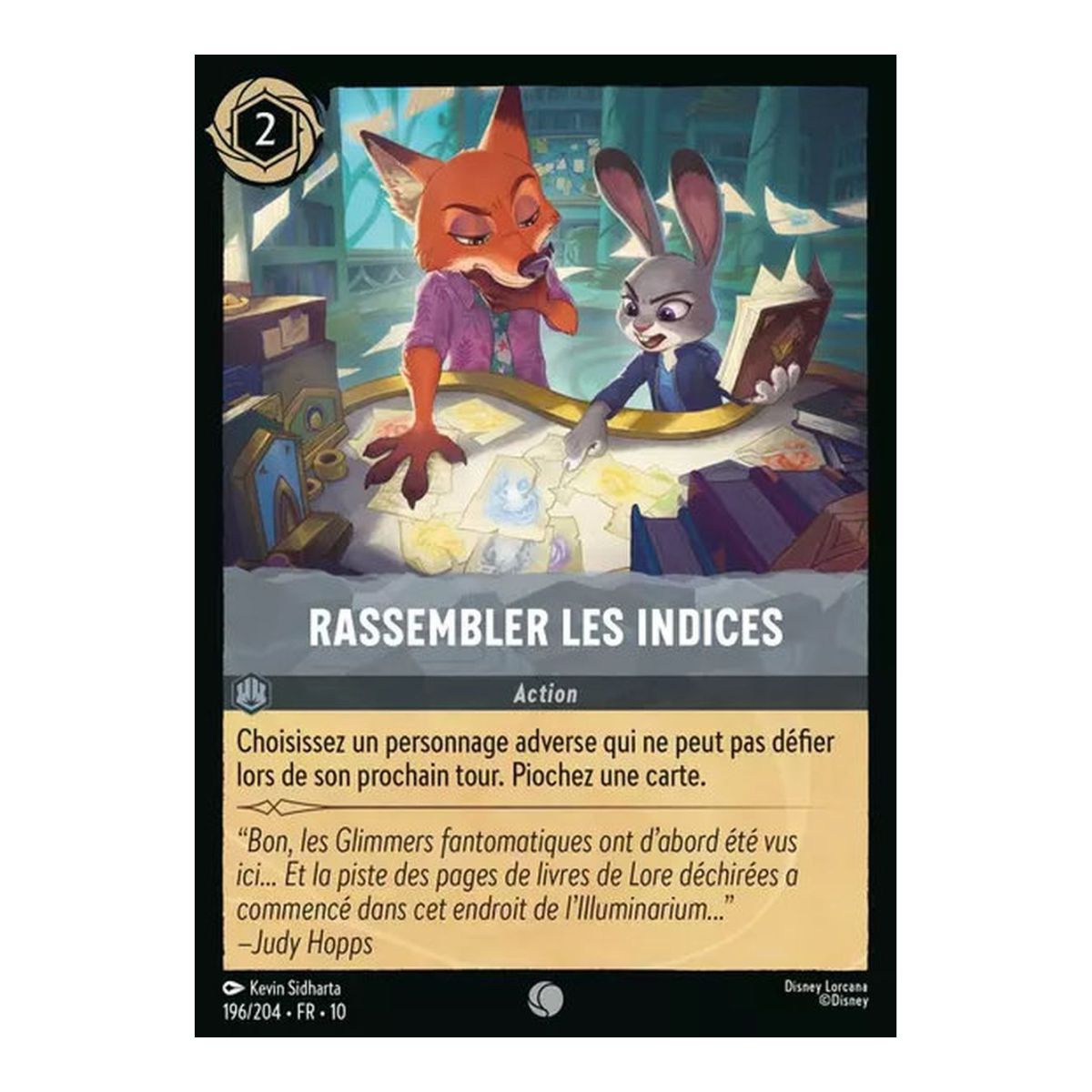 Sammle die Hinweise – 196/204 – WHW – Schimmer in der Tiefe – Glänzend – Premium – Französisch