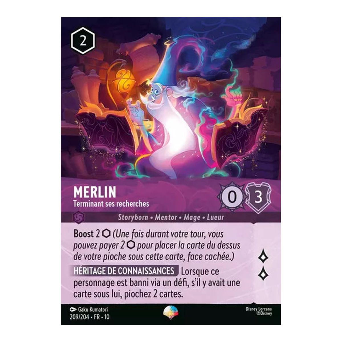 Merlin, der seine Forschung abschließt – 209/204 – WHW – Schimmer in der Tiefe – Episch – Französisch