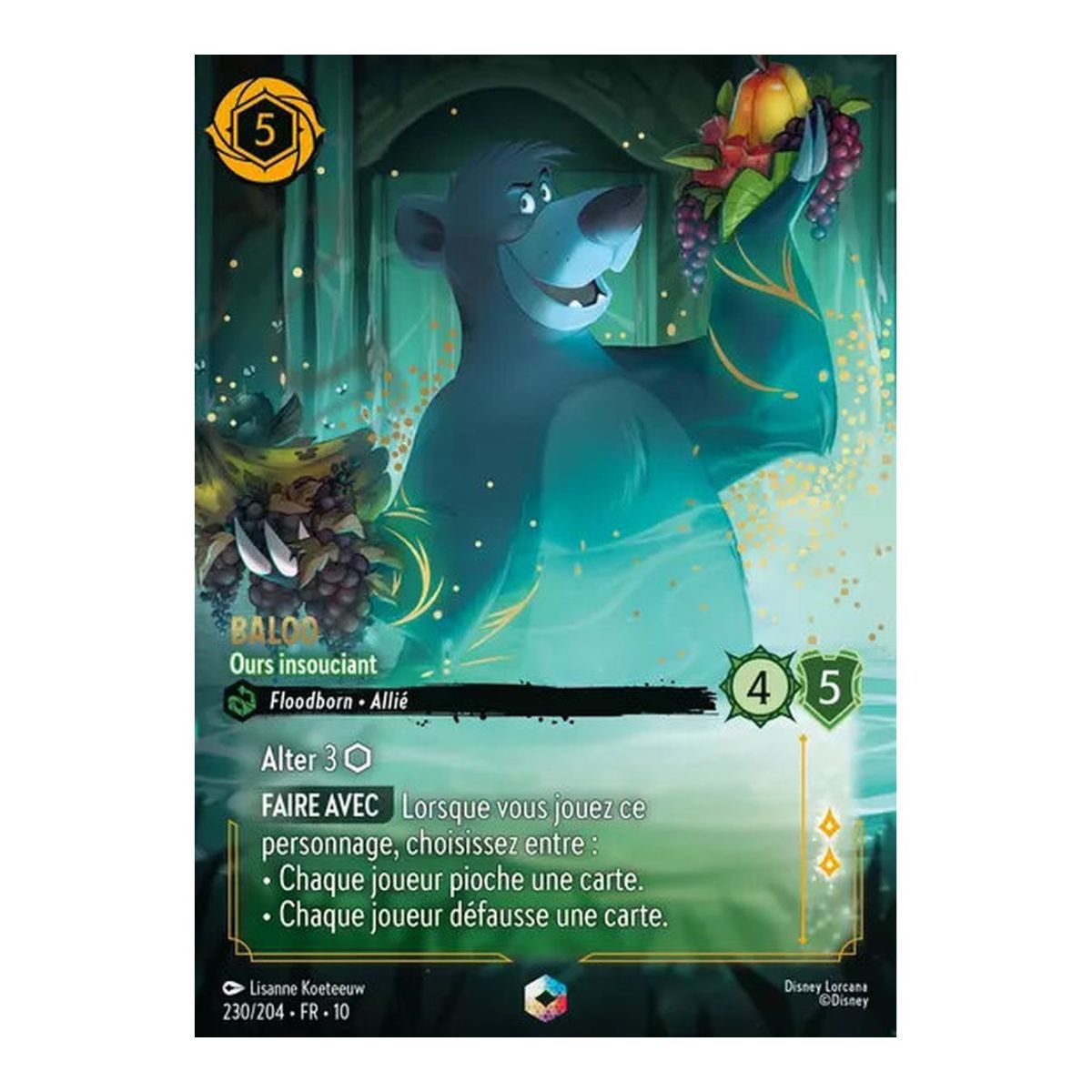 Balu, der sorglose Bär - 230/204 - WHW - Lichter in der Tiefe - Verzaubert - Französisch