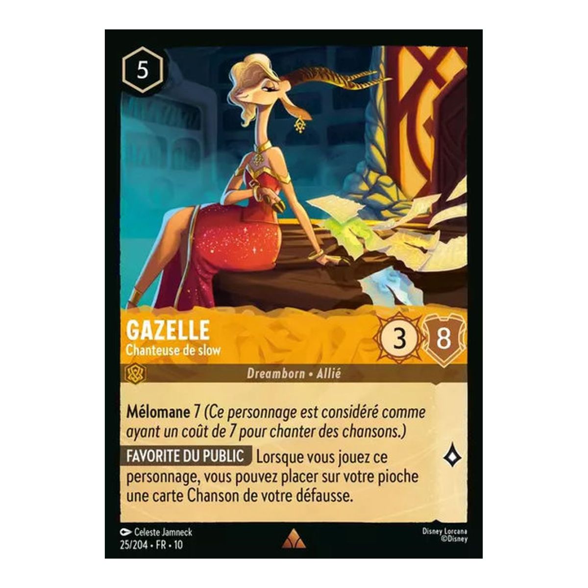 Gazelle, Slow Singer – 25/204 – WHW – Schimmer in der Tiefe – Brillant – Premium – Französisch