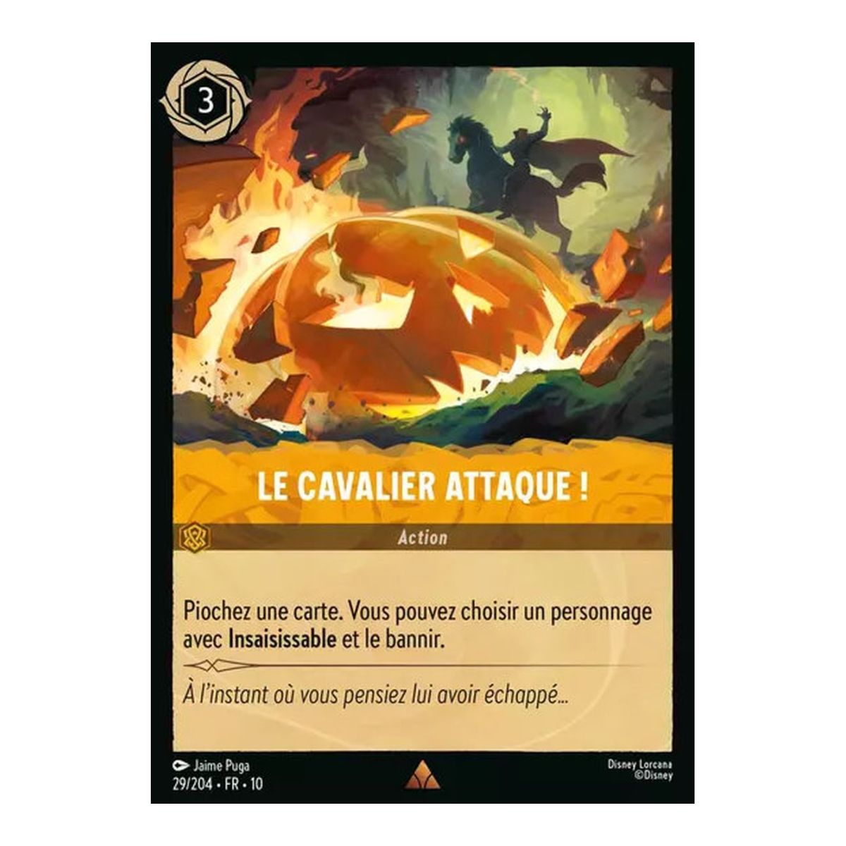 Der Reiter greift an! – 29/204 – WHW – Schimmer in der Tiefe – Selten – Französisch