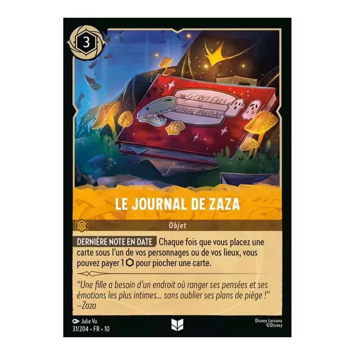 Zazas Tagebuch – 31/204 – WHW – Schimmer in der Tiefe – Glänzend – Premium – Französisch