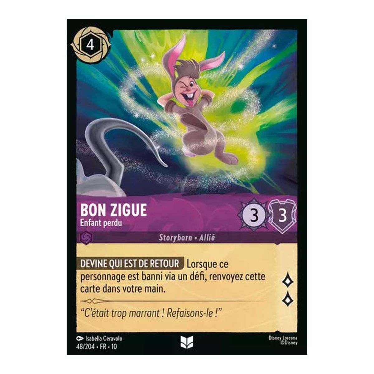 Guter Kerl, verlorenes Kind – 48/204 – WHW – Schimmer in der Tiefe – Glänzend – Premium – Französisch