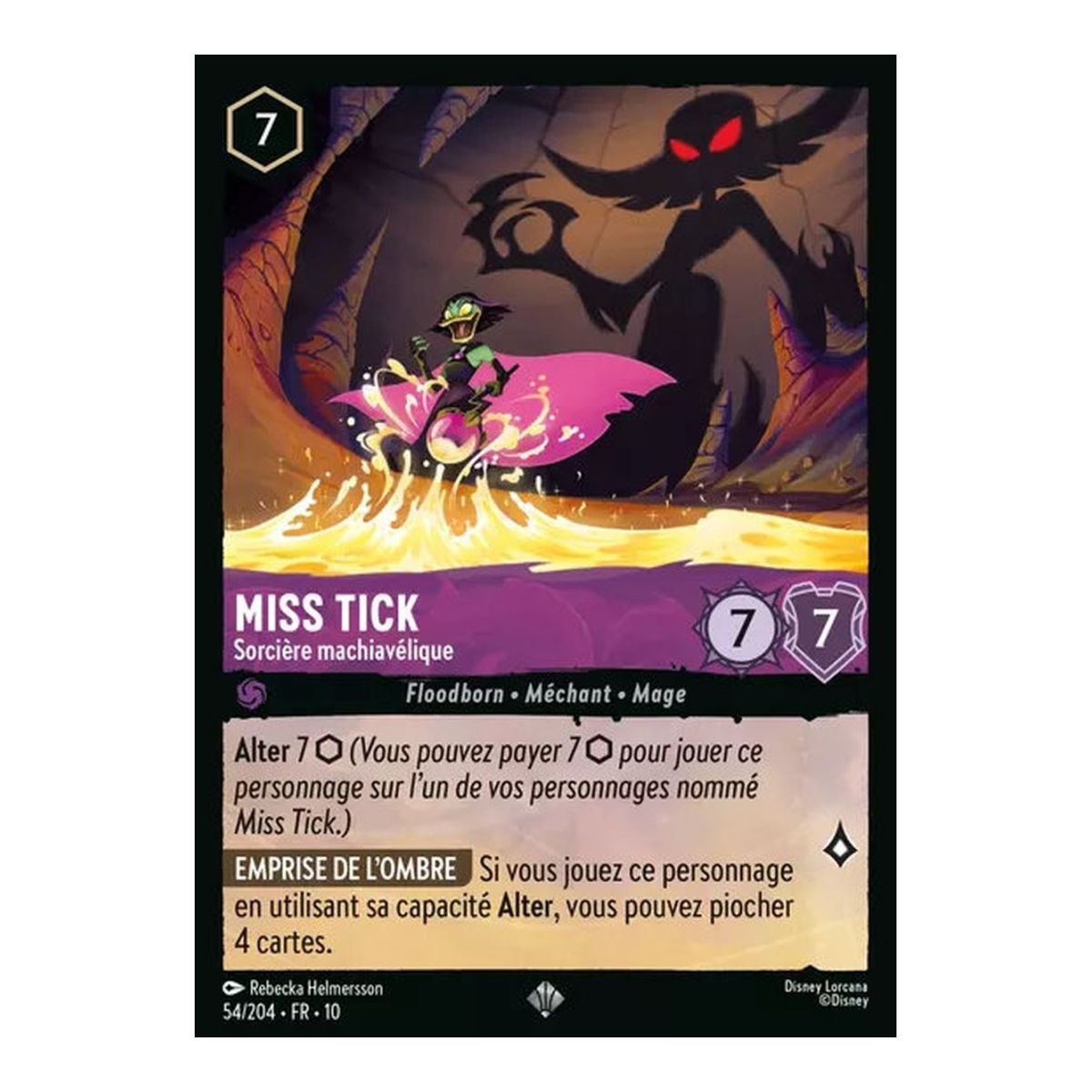 Magica De Spell, die machiavellistische Hexe – 54/204 – WHW – Lichter in der Tiefe – Glänzend – Premium – Französisch