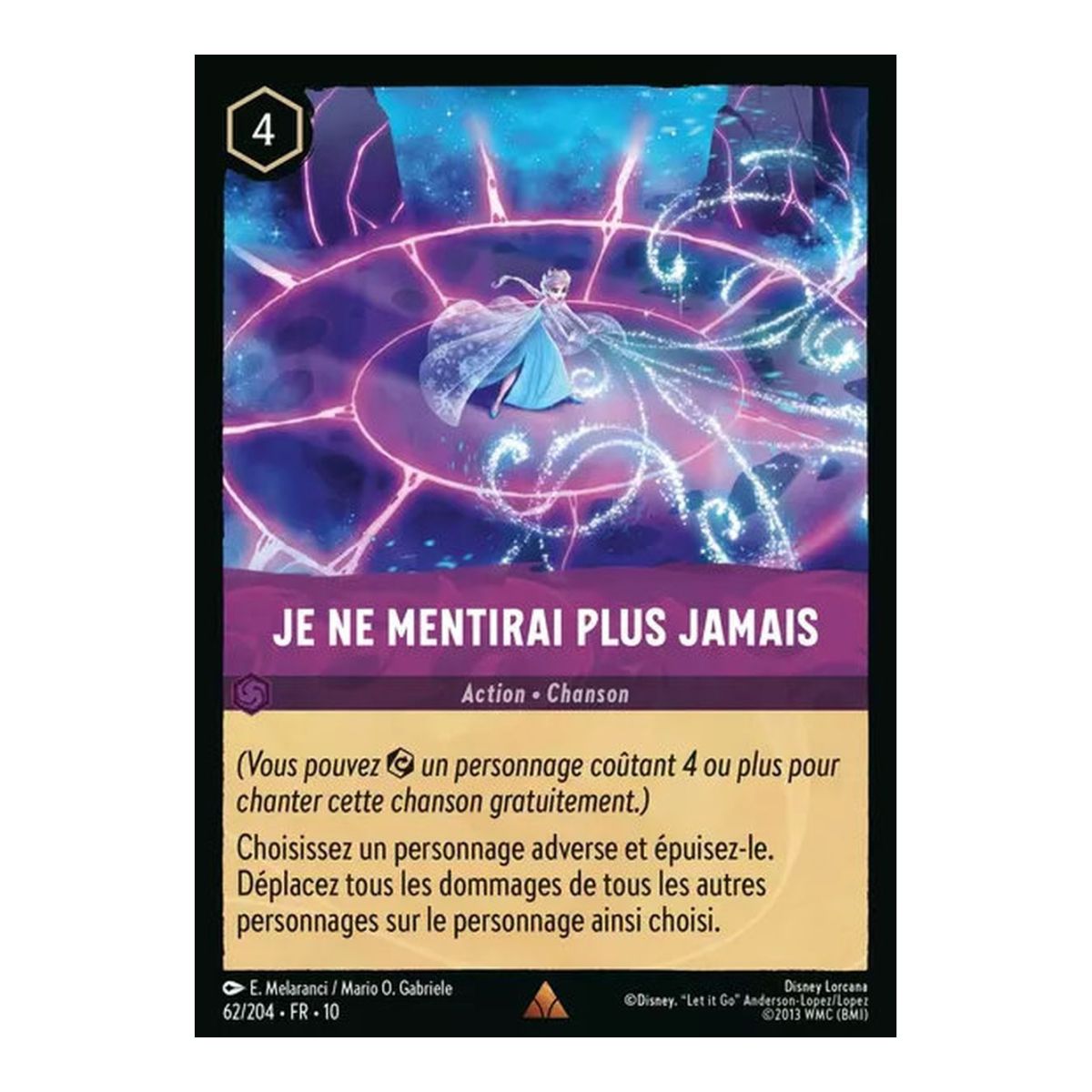 Ich werde nie wieder lügen – 62/204 – WHW – Schimmer in der Tiefe – Glänzend – Premium – Französisch