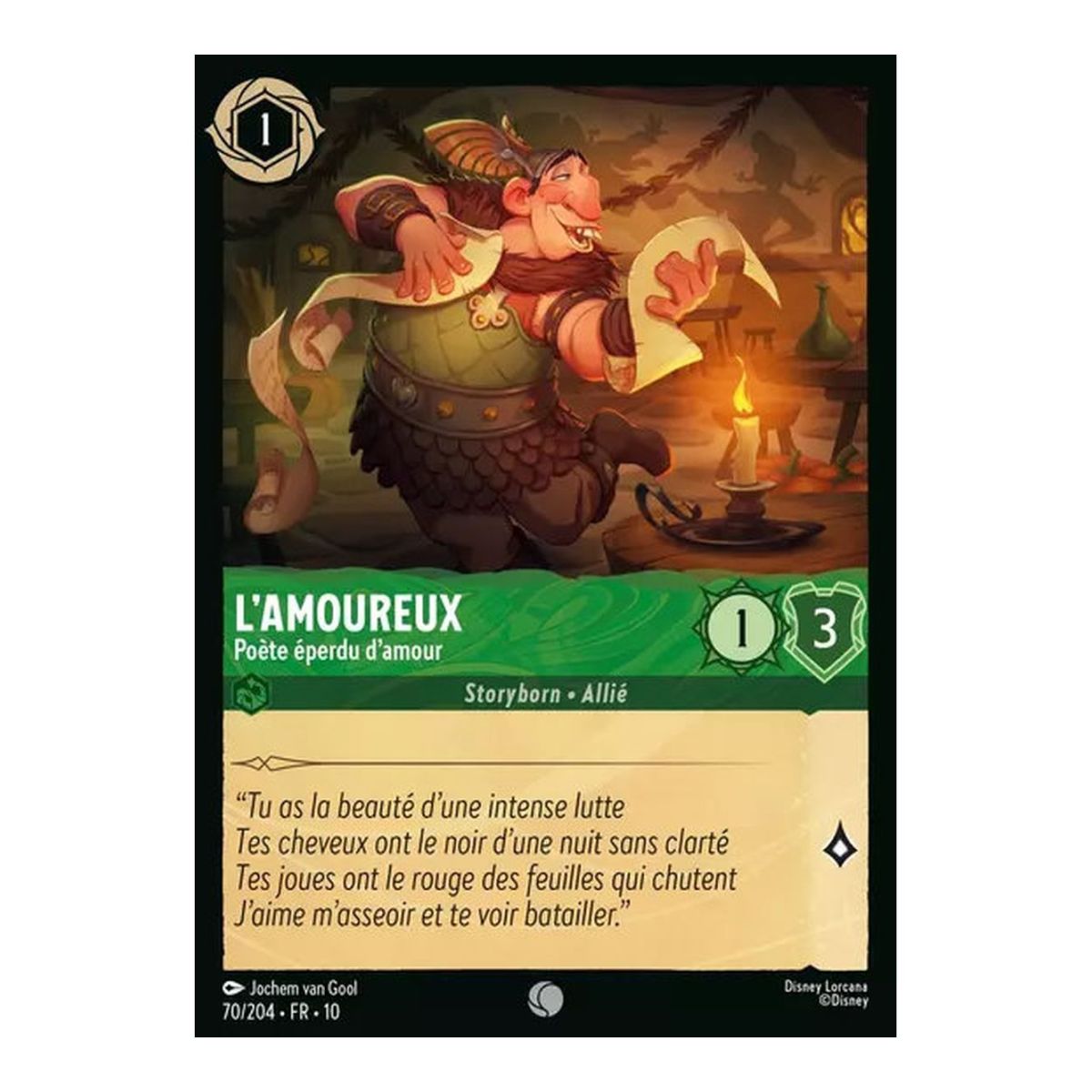 Der Liebende, der wahnsinnig verliebte Dichter - 70/204 - WHW - Schimmer in der Tiefe - Kommune - Französisch