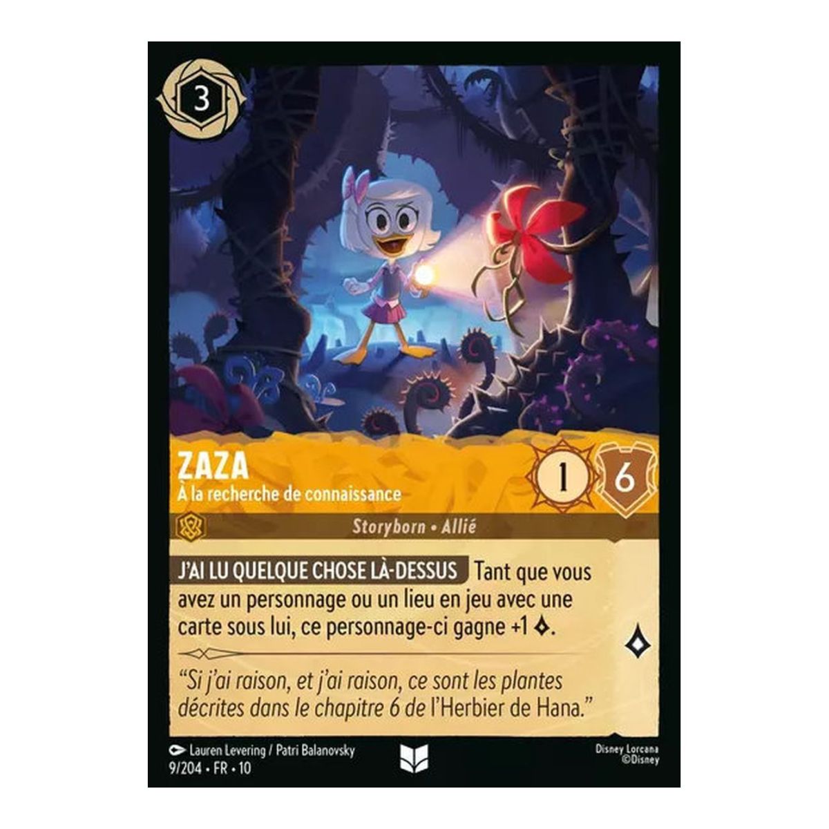 Zaza, Auf der Suche nach Wissen – 9/204 – WHW – Schimmer in der Tiefe – Ungewöhnlich – Französisch