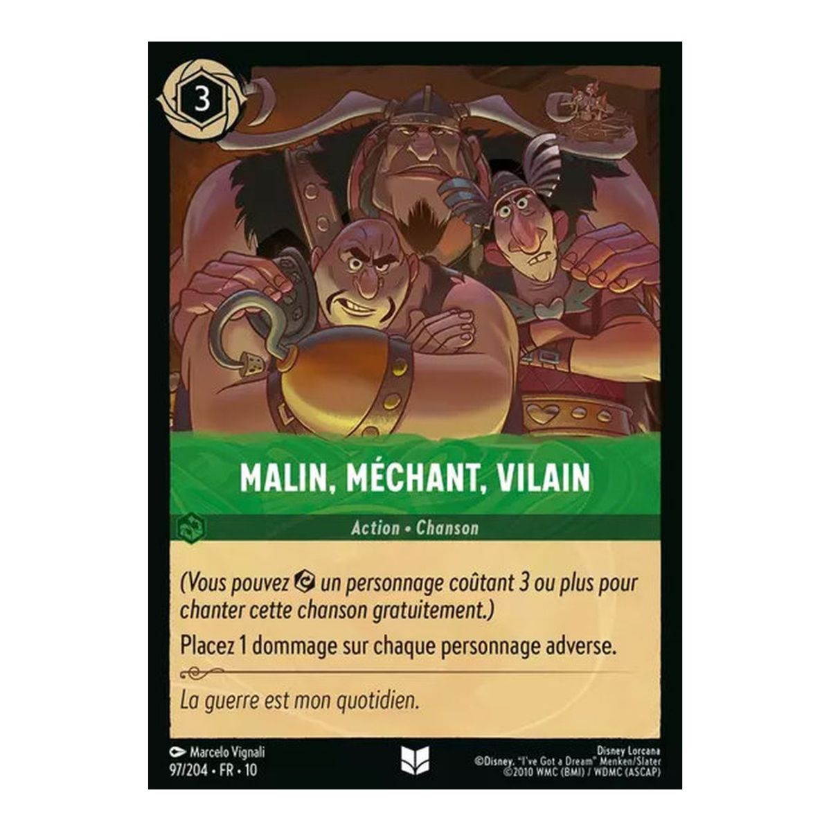 Clever, boshaft, niederträchtig – 97/204 – WHW – Schimmer in der Tiefe – Ungewöhnlich – Französisch