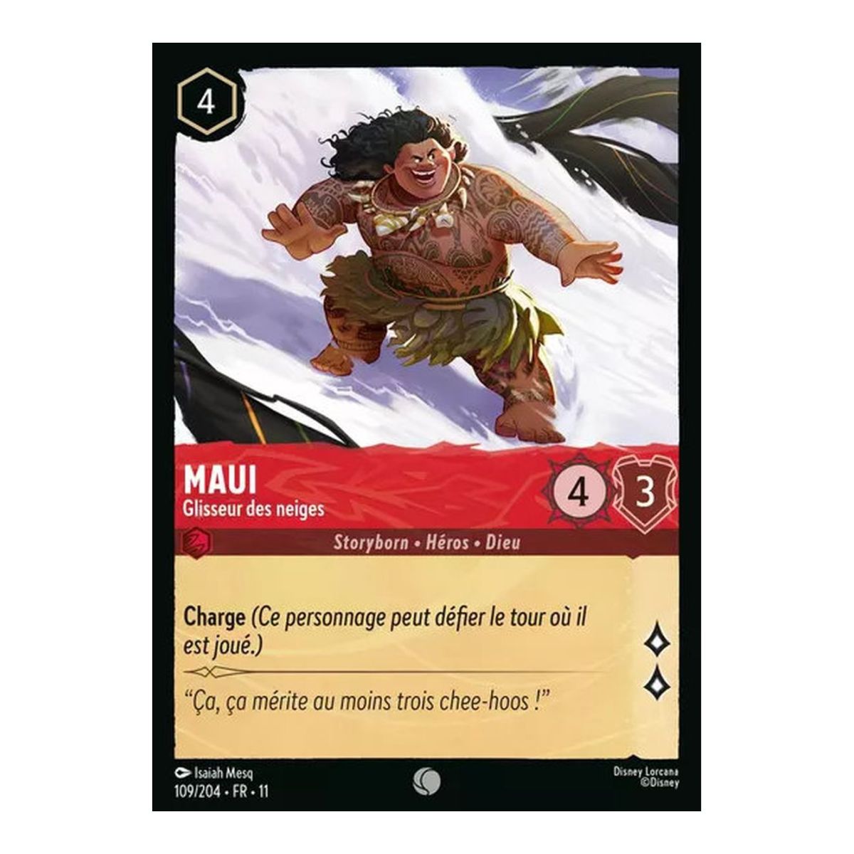 Maui, Schneegleiter – 109/204 – GEWONNEN – Erfrierungen – Gewöhnlich – Französisch