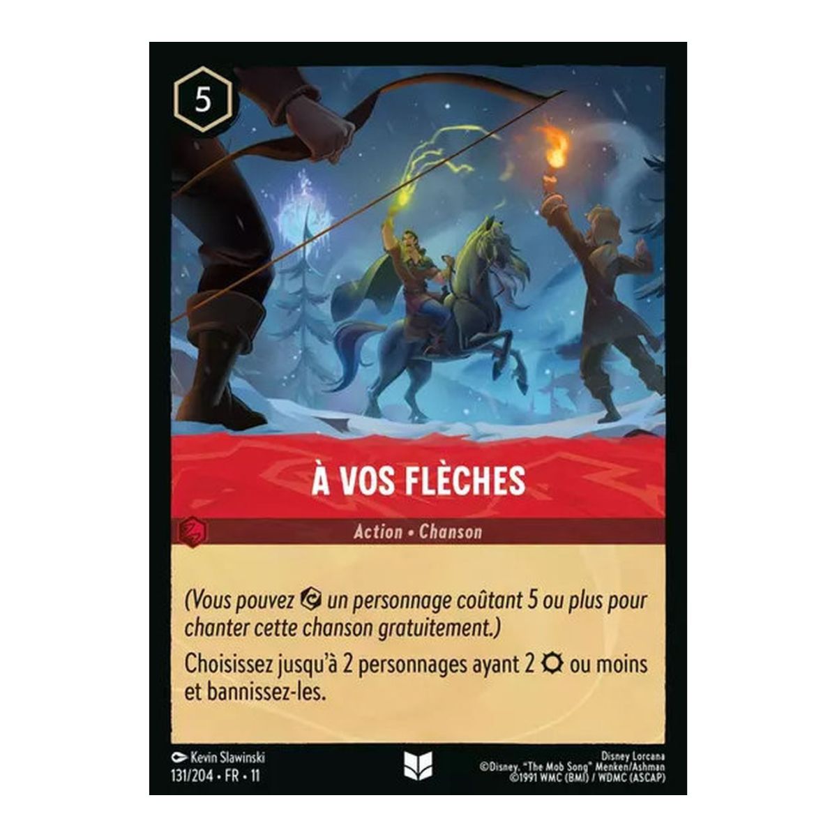 Pfeile bereithalten! – 131/204 – GEWINNEN – Frostzauber – Ungewöhnlich – Französisch