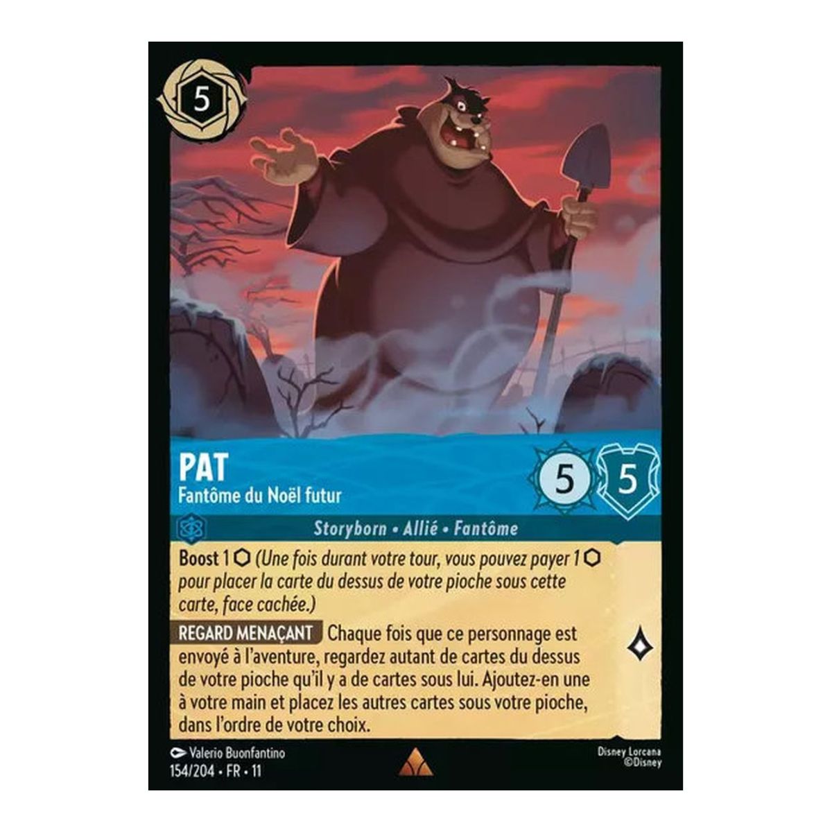 Pat, Geist der zukünftigen Weihnacht – 154/204 – GEWINN – Frostbite – Brillant – Premium – Französisch