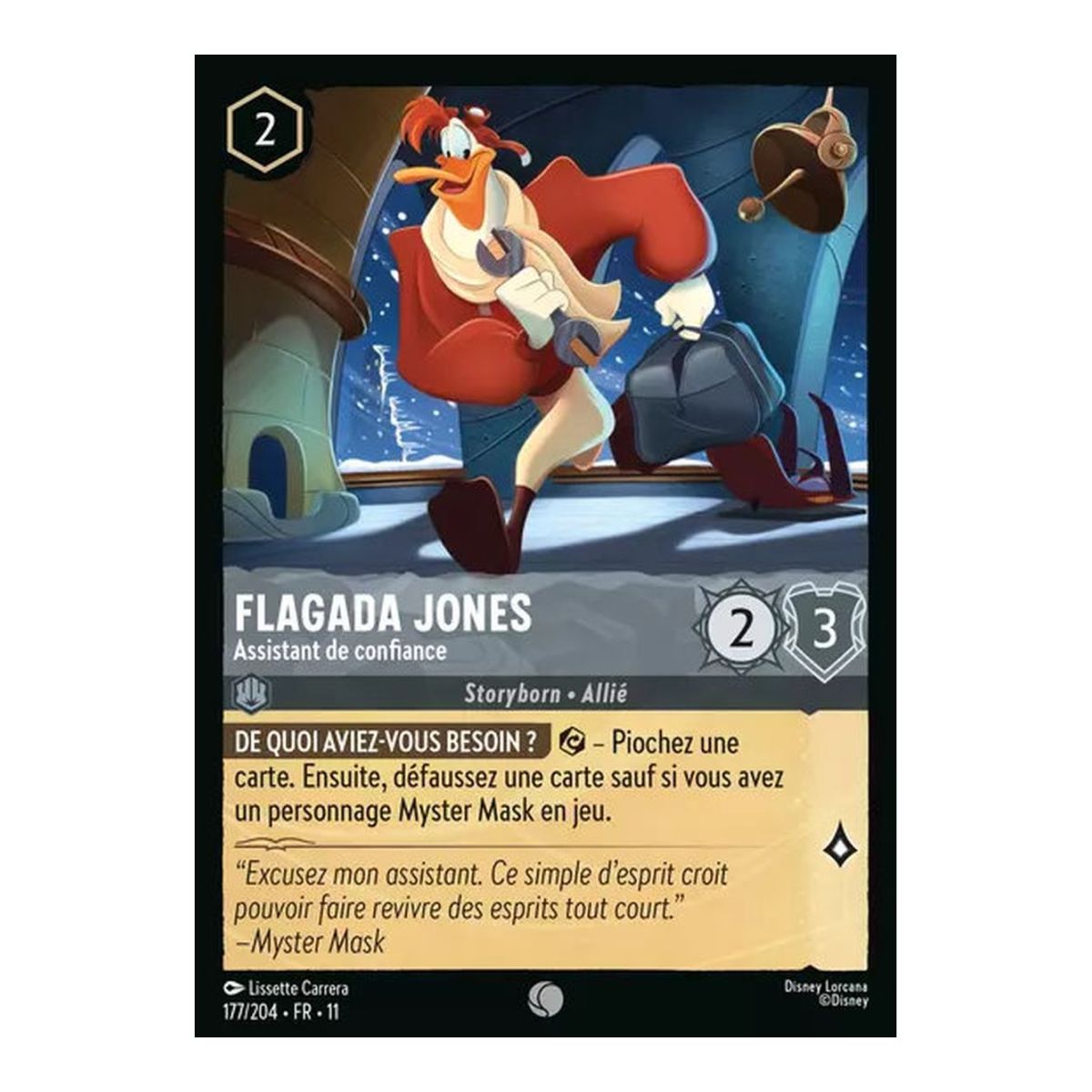 Flagada Jones, Vertrauenswürdige Assistentin – 177/204 – GEWINN – Frostbite – Brillant – Premium – Französisch