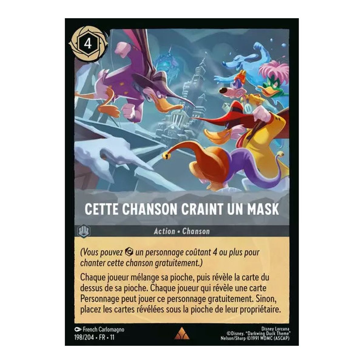 Dieser Song hat Angst vor einer Maske – 198/204 – GEWINN – Frostbite – Brillant – Premium – Französisch