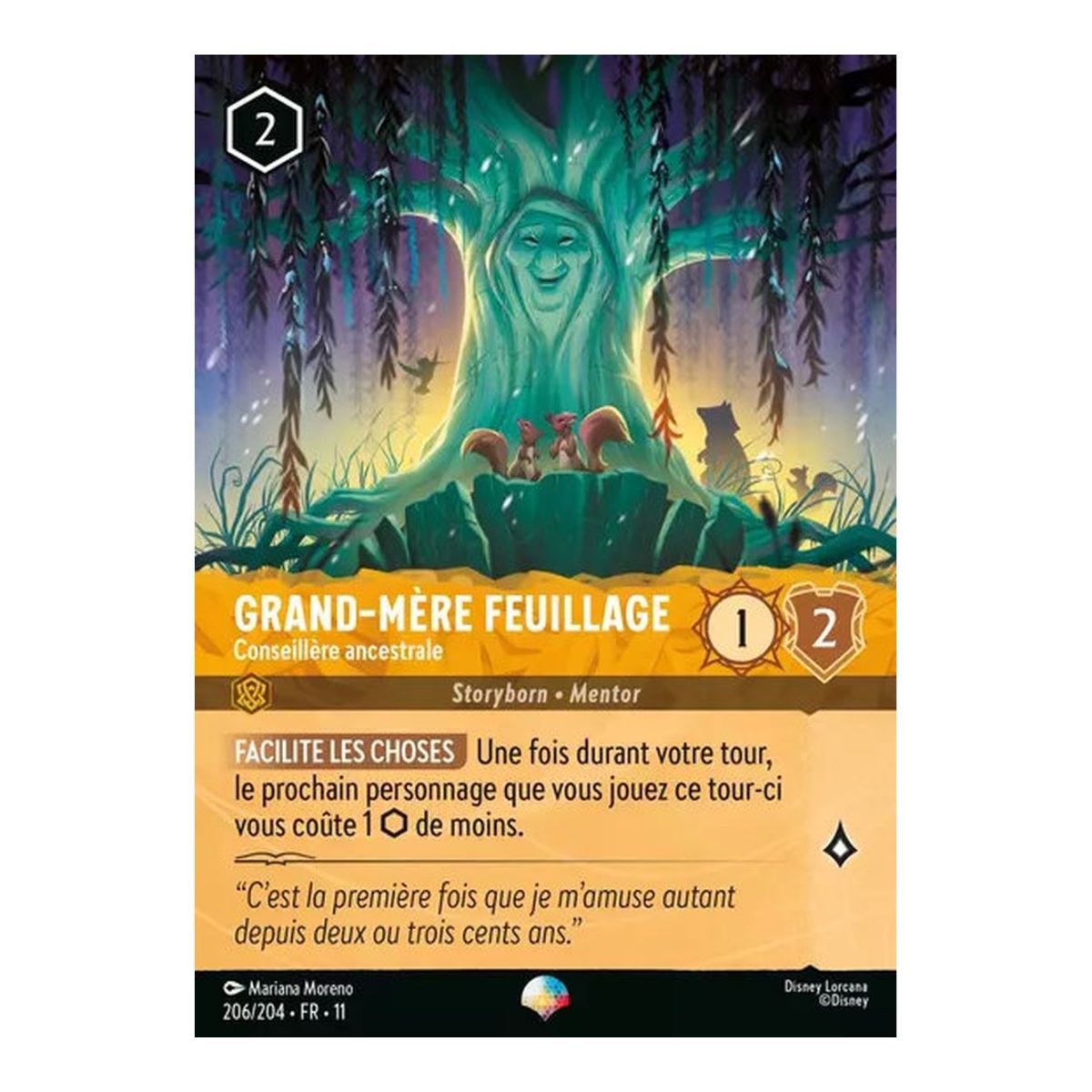 Großmutter Weide, Ahnenberaterin – 206/204 – GEWONNEN – Frostzauber – Episch – Französisch