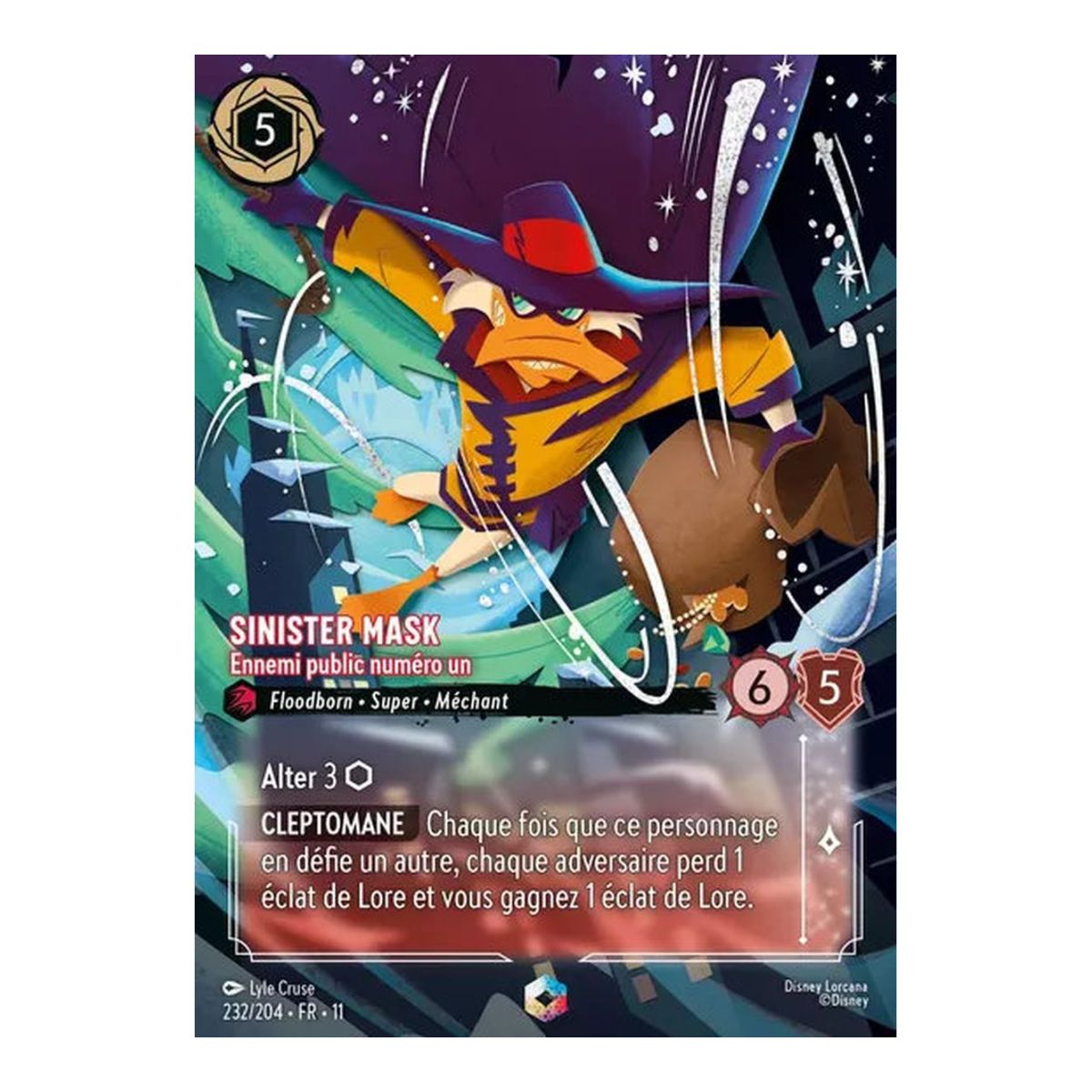 Sinister Mask, Staatsfeind Nummer Eins – 232/204 – GEWONNEN – Frostbeule – Verzaubert – Französisch