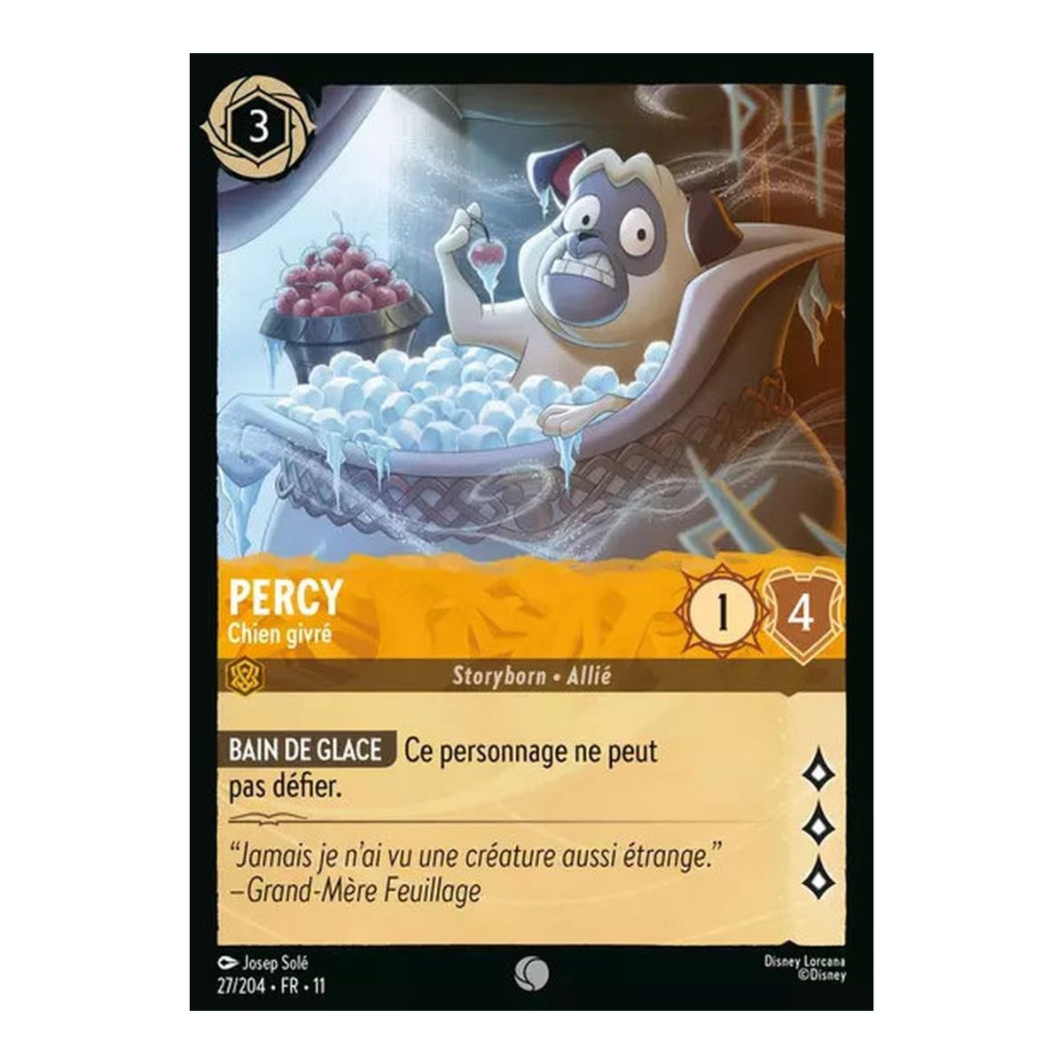 Percy der Frosthund – 27/204 – GEWINN – Frostbeule – Brillant – Premium – Französisch