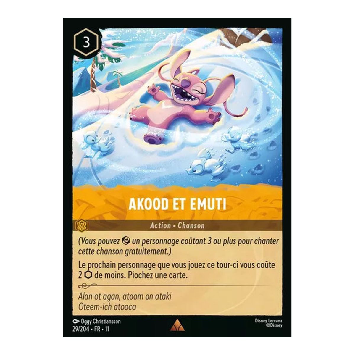 Akood und Emuti – 29/204 – GEWINN – Frostbeule – Selten – Französisch