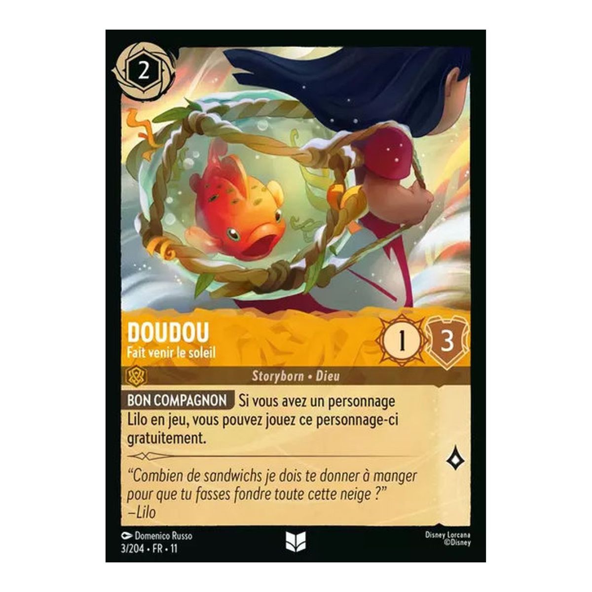 Doudou, Bring on the Sunshine - 3/204 - GEWINN - Frostzauber - Schillernd - Premium - Französisch