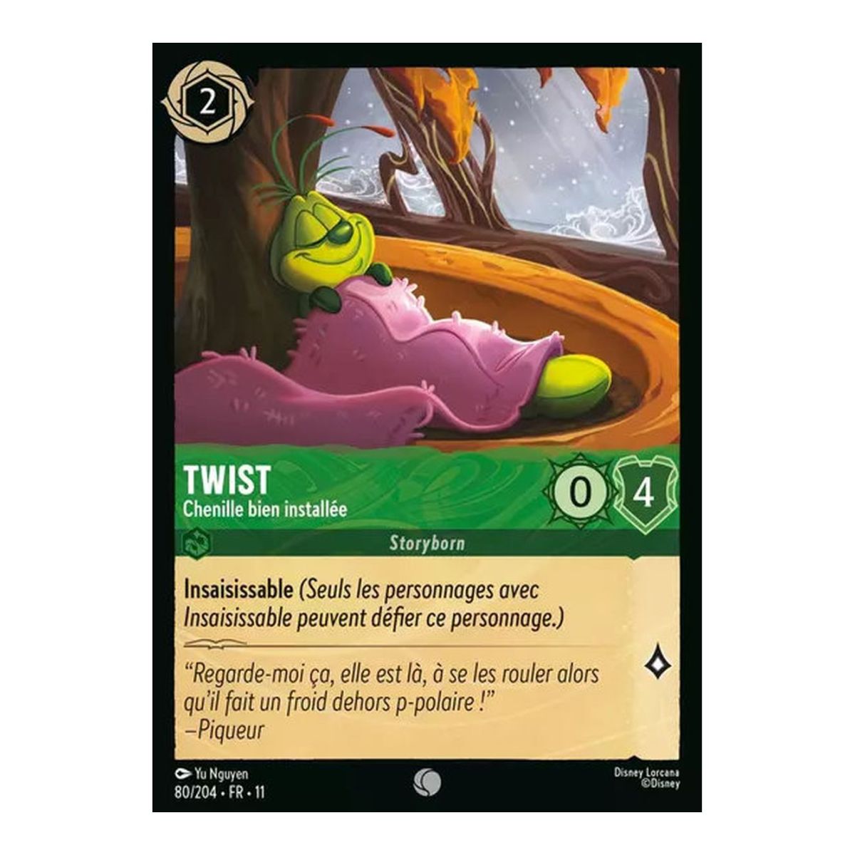 Twist, Well established Caterpillar - 80/204 - WIN - Frostbite - Common - French