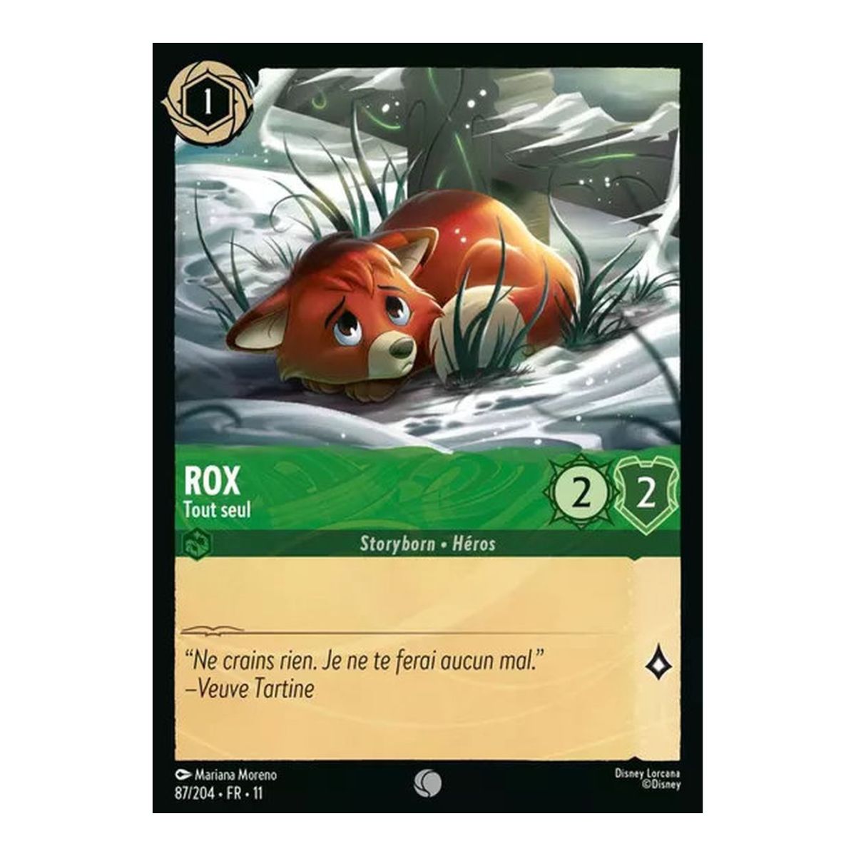 Rox, All Alone – 87/204 – GEWINN – Frostbite – Brillant – Premium – Französisch