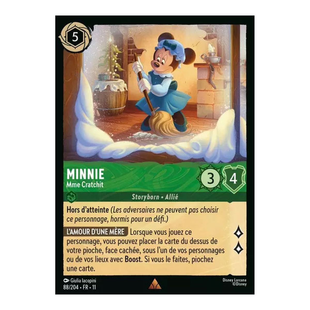 Minnie, Mrs. Cratchit – 88/204 – GEWINN – Frostbeule – Brillant – Premium – Französisch