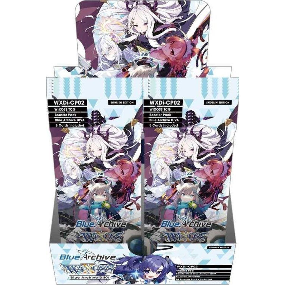 WIXOSS - Display - Box mit 20 Boostern - CP02 Blue Archive - EN