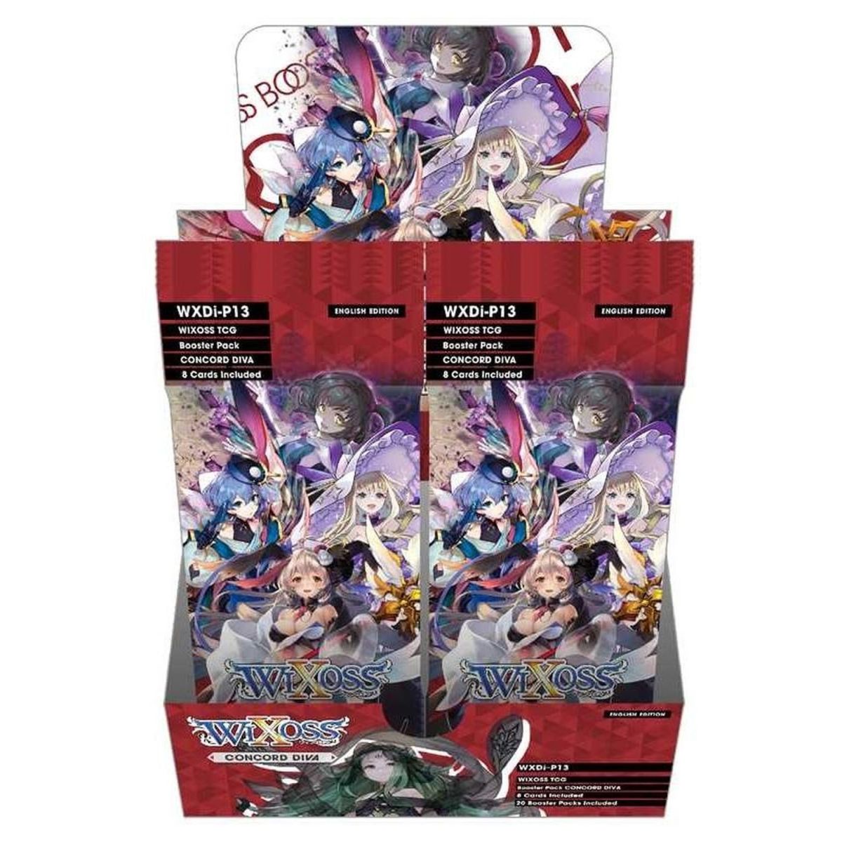 WIXOSS - Display - Box mit 20 Boostern - P13 Concord Diva - EN