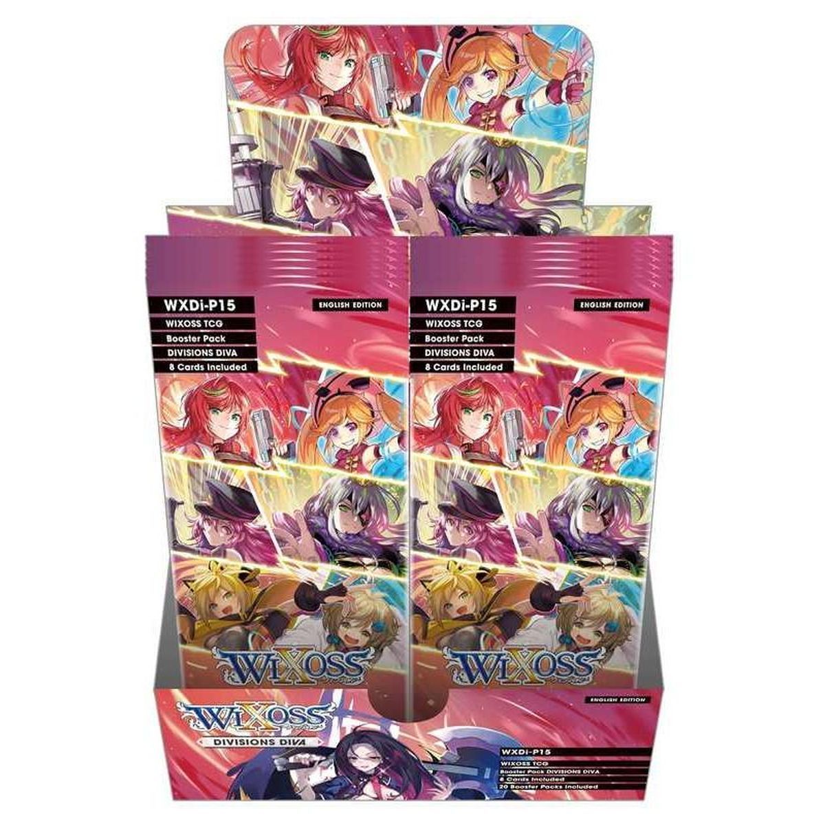 WIXOSS - Display - Box mit 20 Boostern - P15 Division Diva - DE