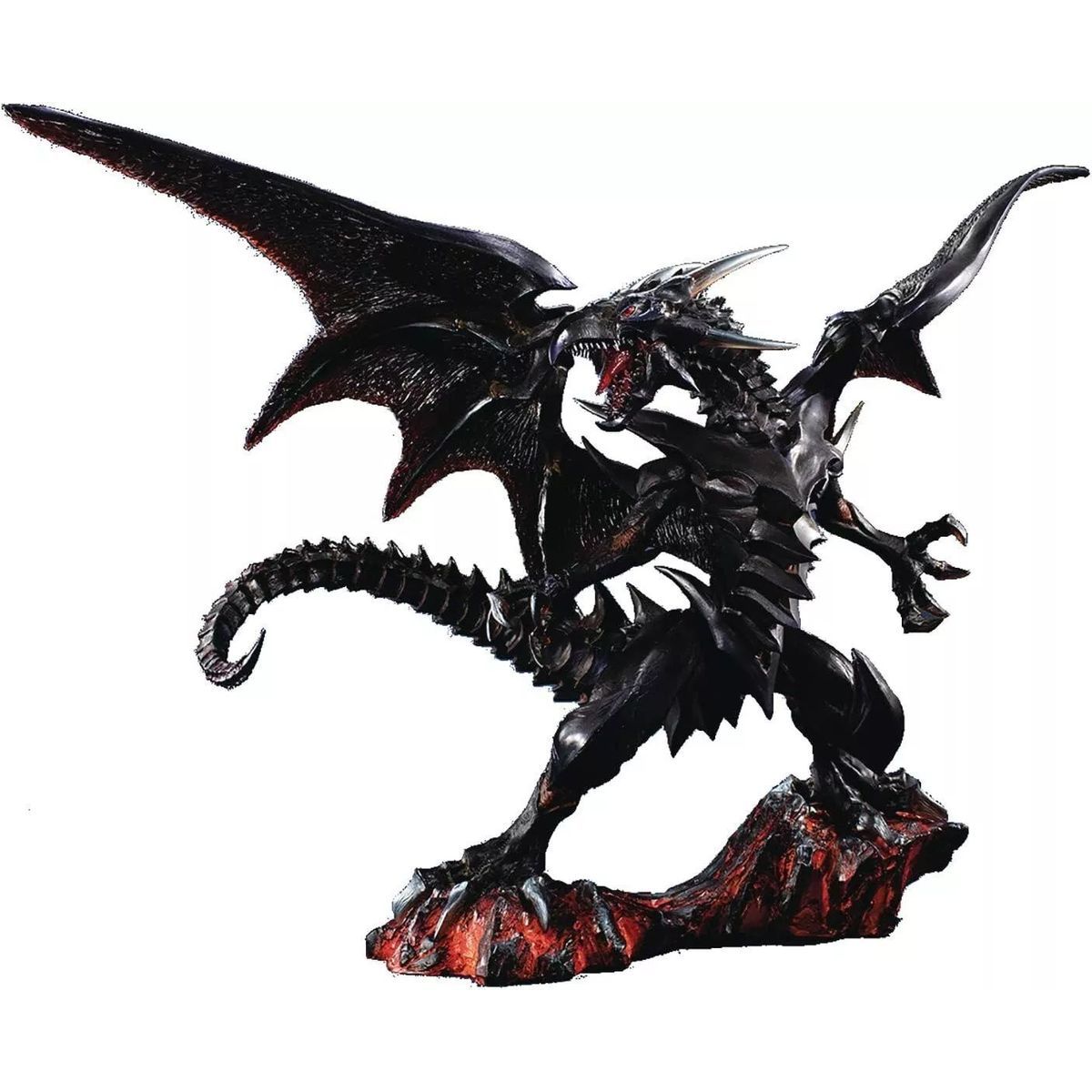 YGO – Figur – Art Works Monsters: Schwarzer Drache mit roten Augen – OCG – Japanisch (32,5 cm)