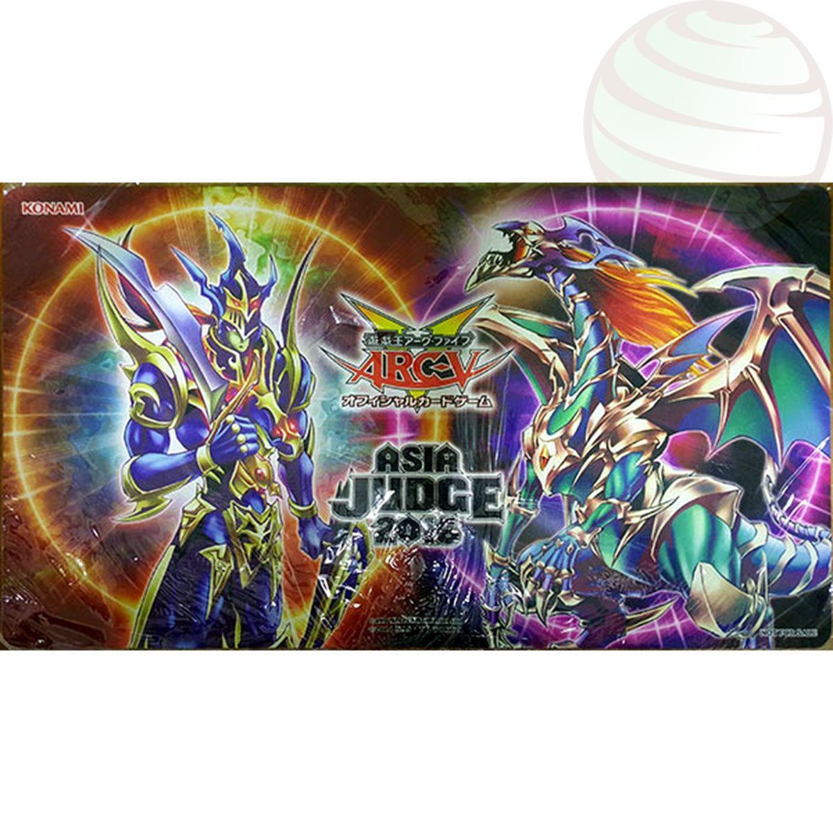 YGO – Spielmatte – Asia Judge 2016: „Chaos Emperor Dragon & Black Luster Soldier“ – OCG – Japanisch