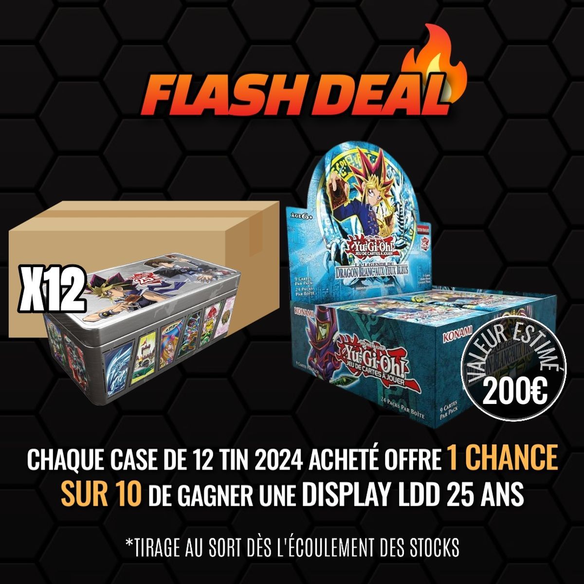 [FLASH-ANGEBOT] Yu-Gi-Oh! - 12 Blechdosen zum 25-jährigen Jubiläum - Duel Mirrors - FR