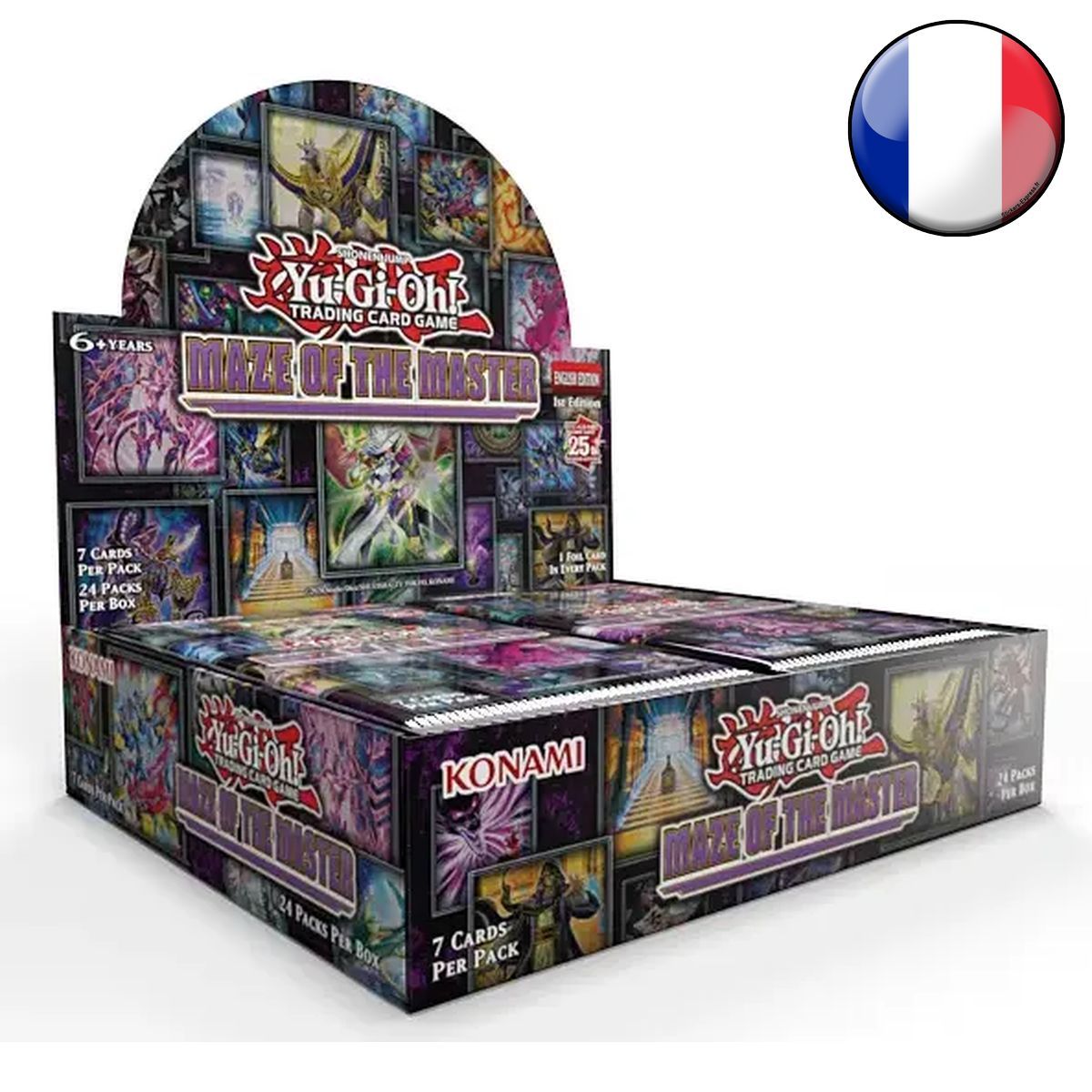 Yu-Gi-Oh! - Box mit 24 Boostern – Das Labyrinth des Meisters – FR