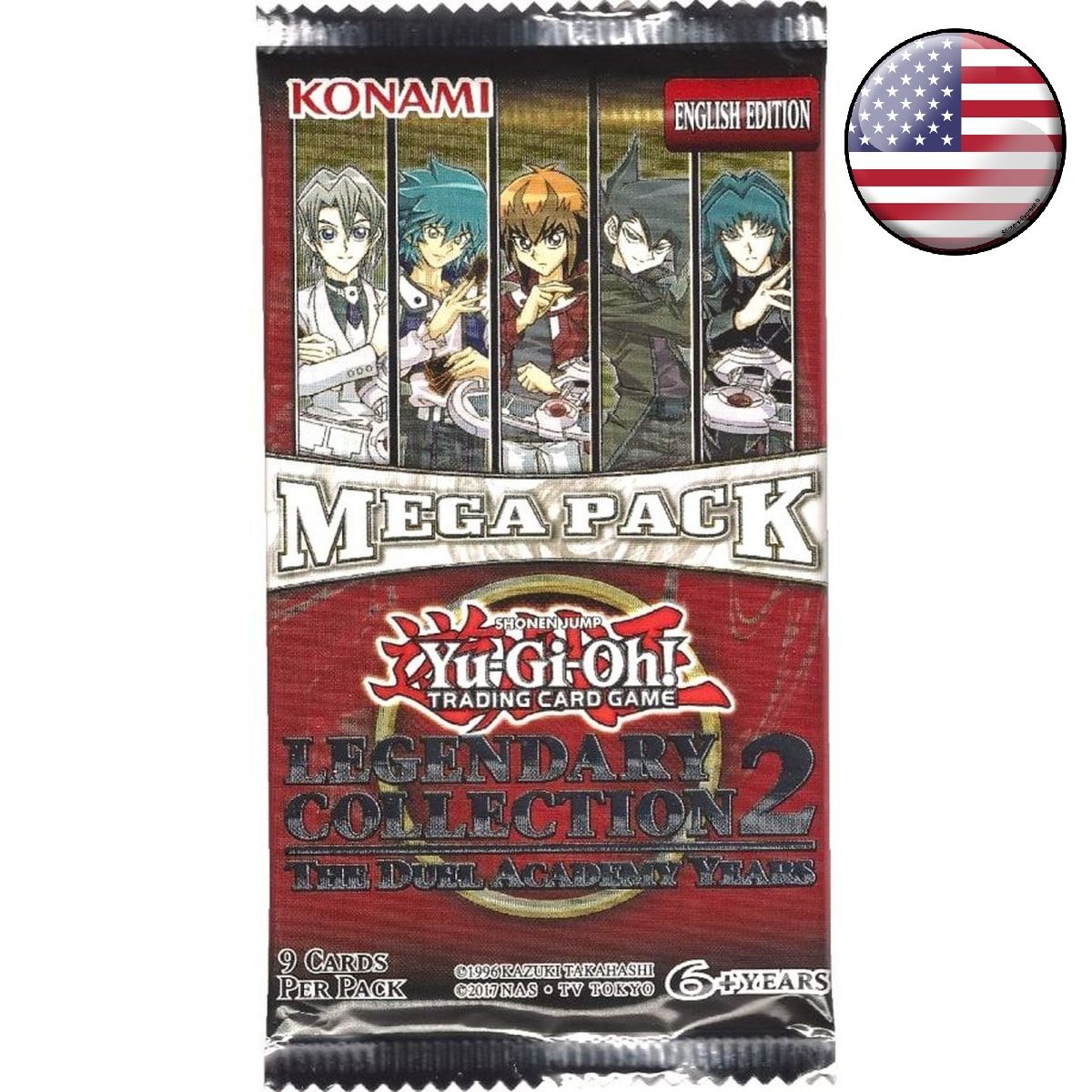 Yu Gi Oh! – Booster – Legendary Collection 2: The Duel Academy Years Mega Pack – Unbegrenzt – Amerikanisch, USA