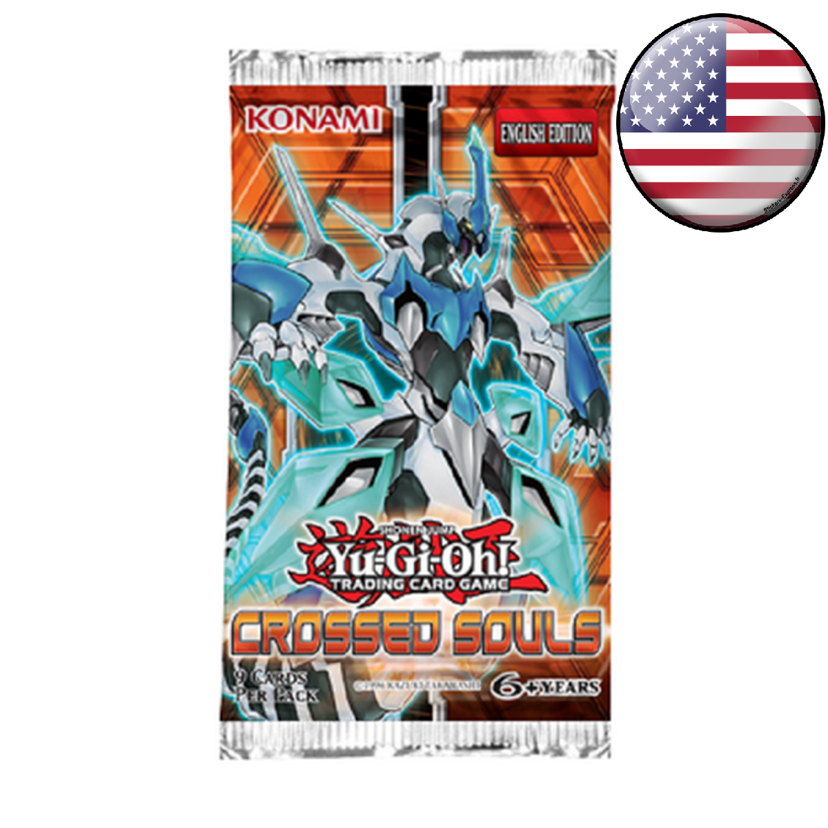 Yu Gi Oh! - Booster - Crossed Souls - Unbegrenzt - Amerikanische USA