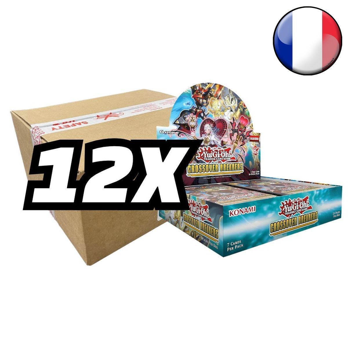 Yu-Gi-Oh! - Box mit 12 Box mit 24 Boostern – Infernal Crossroads – FR