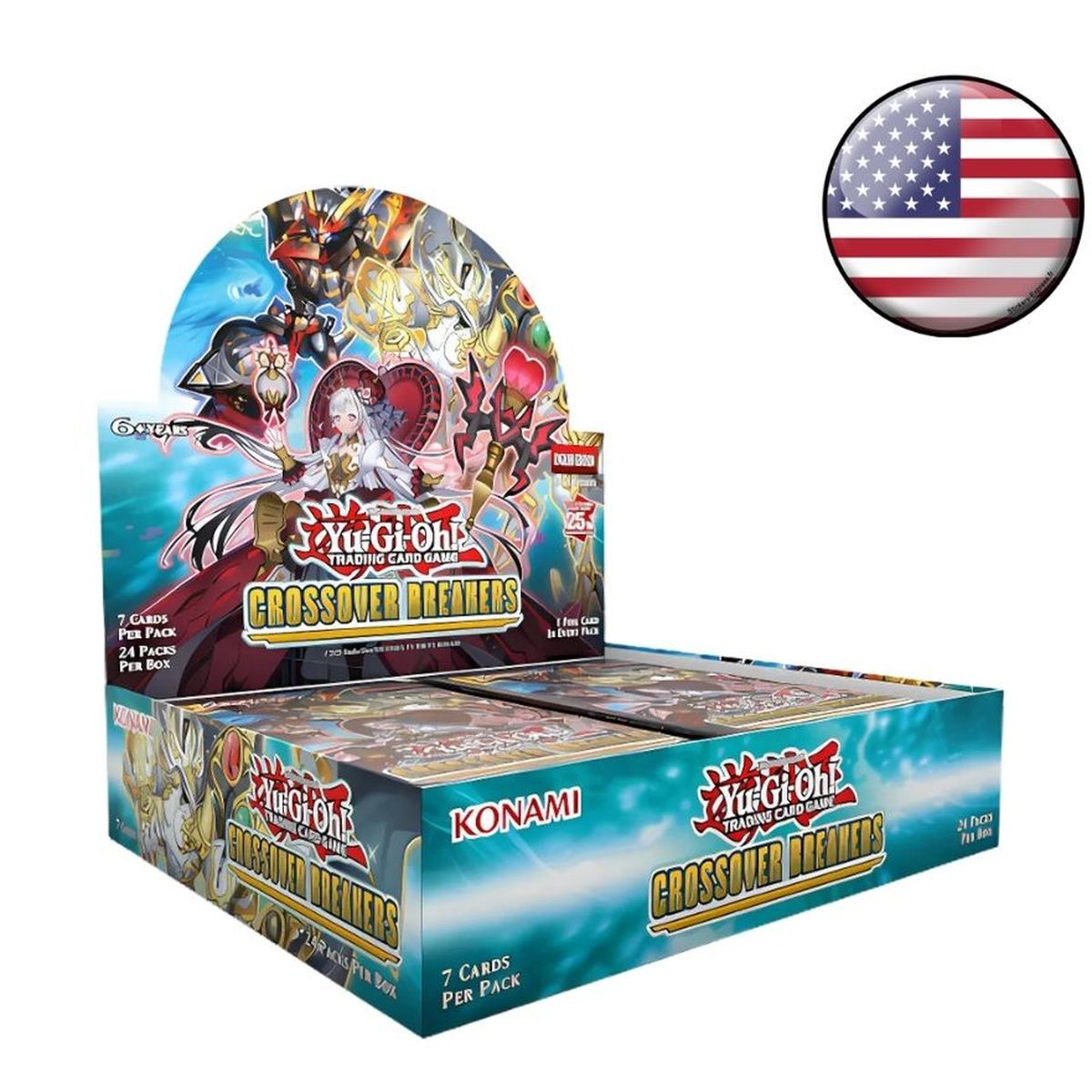 Yu-Gi-Oh! - Box mit 12 Box mit 24 Boostern - Crossover Breaker - USA