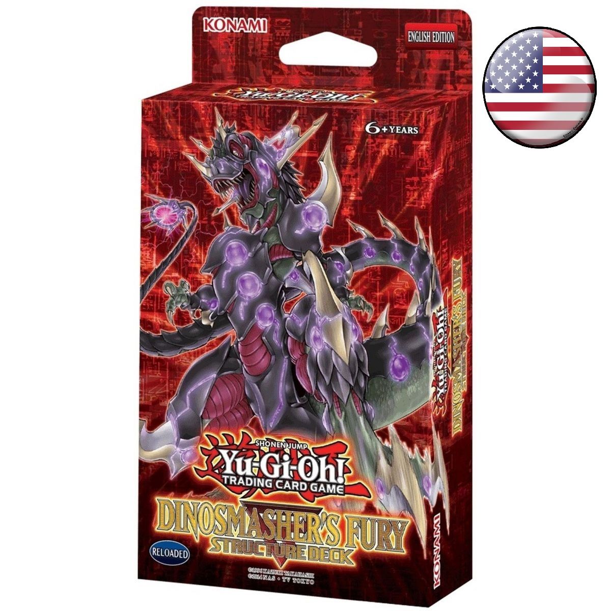 Yu Gi Oh! - Structure Deck - Dinosmasher's Fury - Unbegrenzt - Amerikanische USA